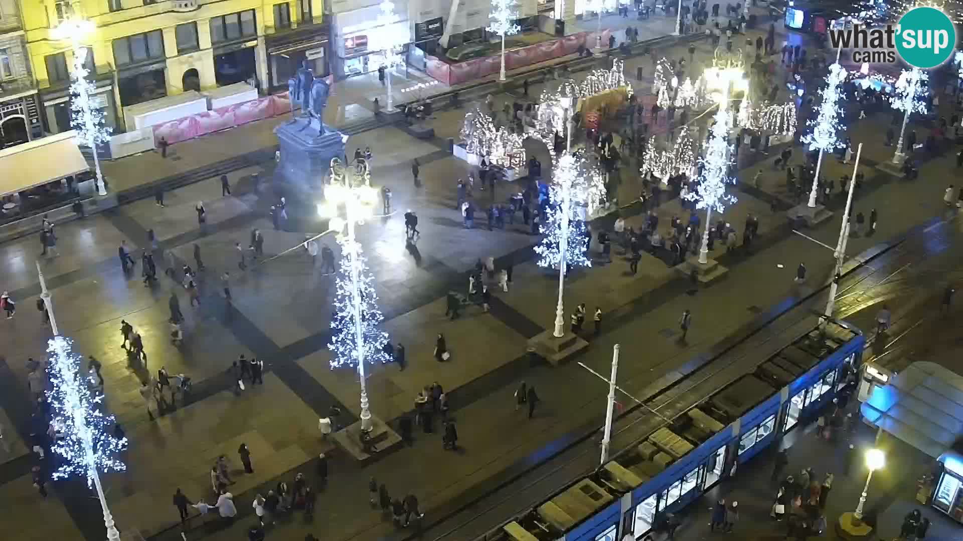 Piazza Ban Jelačić livecam Zagreb – Hotel Dubrovnik