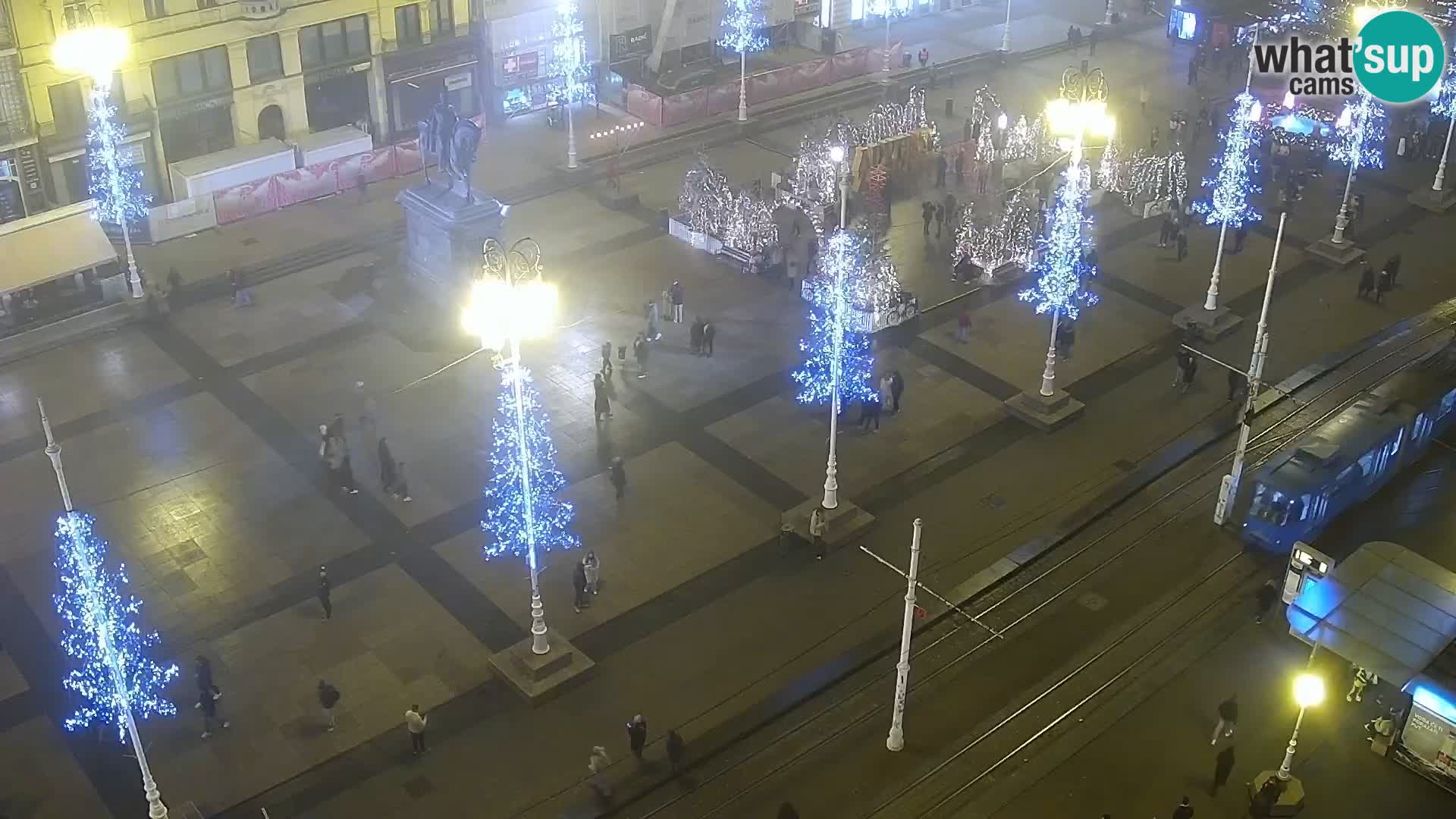 Trg Bana Jelačića web kamera Zagreb – Hotel Dubrovnik