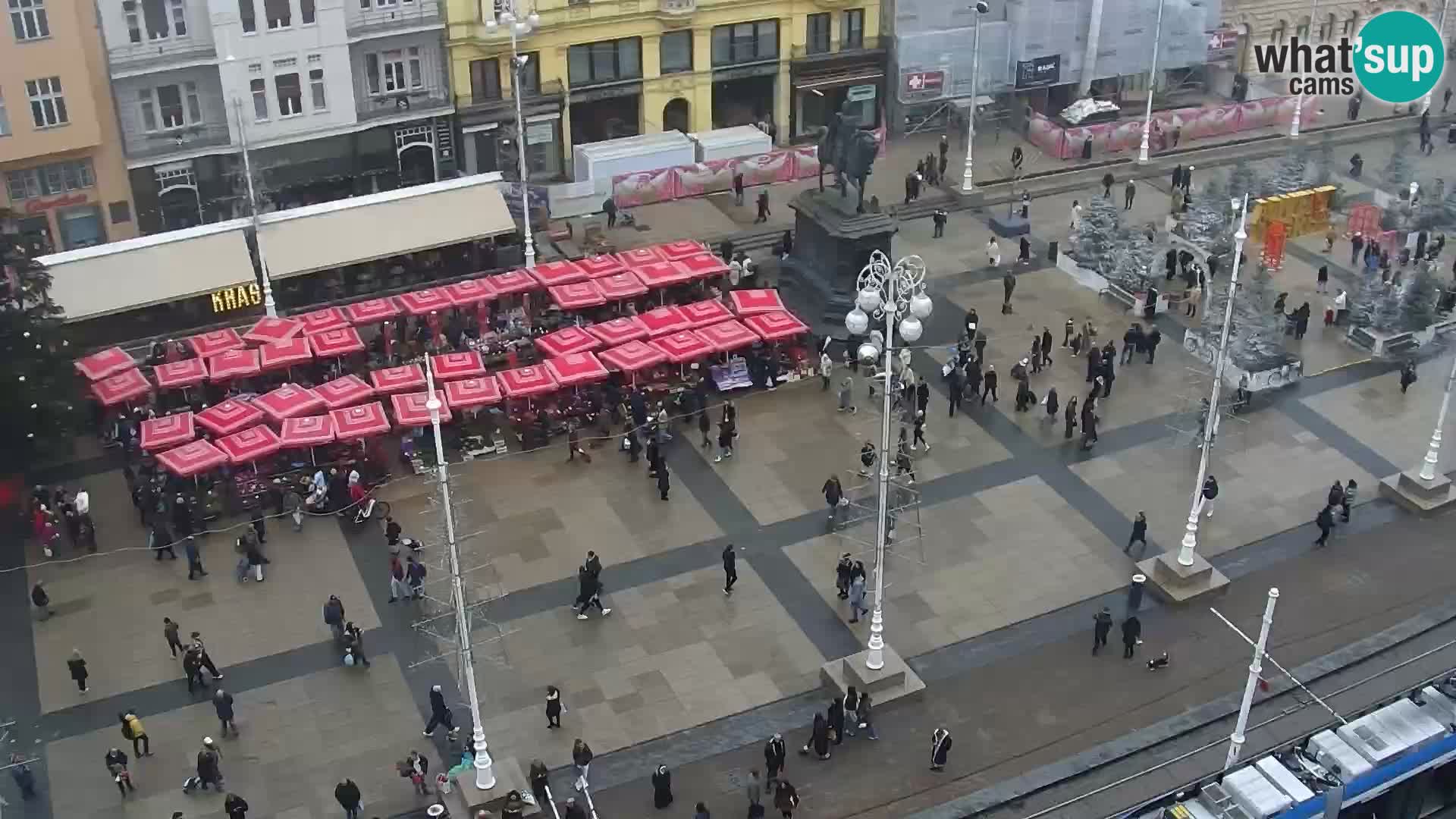 Ban Jelačić Platz  Live webcam Zagreb – Hotel Dubrovnik