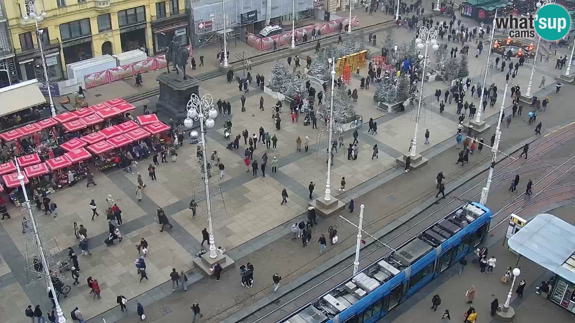 Ban Jelačić Platz  Live webcam Zagreb – Hotel Dubrovnik