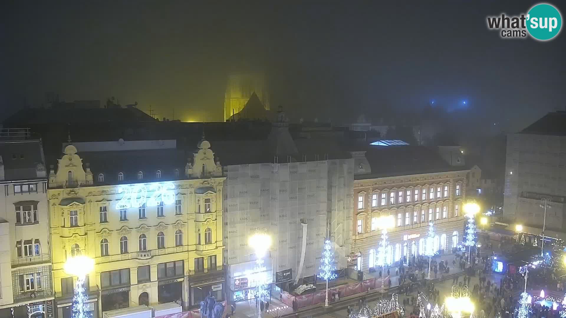 Trg Bana Jelačića web kamera Zagreb – Hotel Dubrovnik