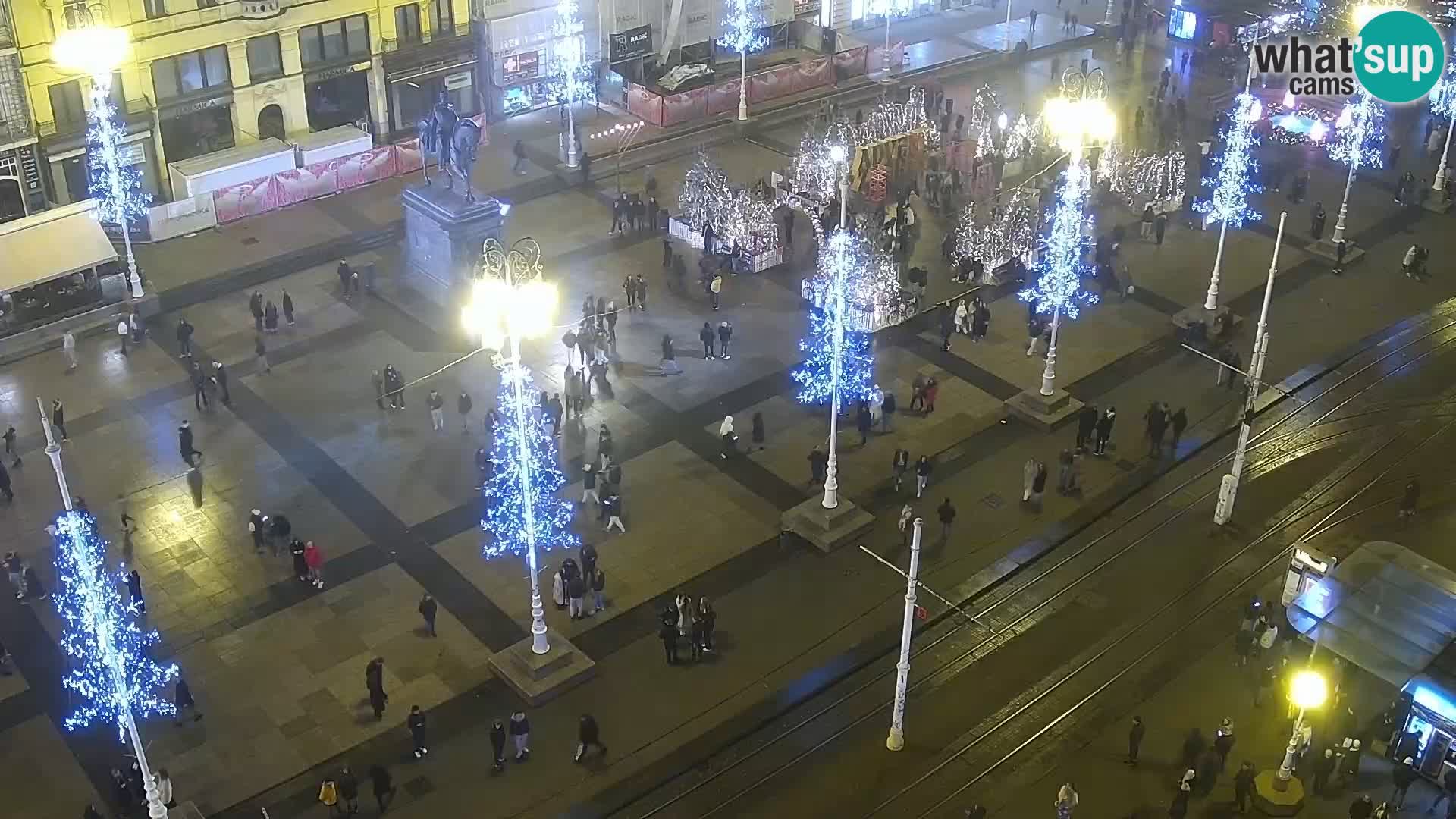 Ban Jelačić Platz  Live webcam Zagreb – Hotel Dubrovnik