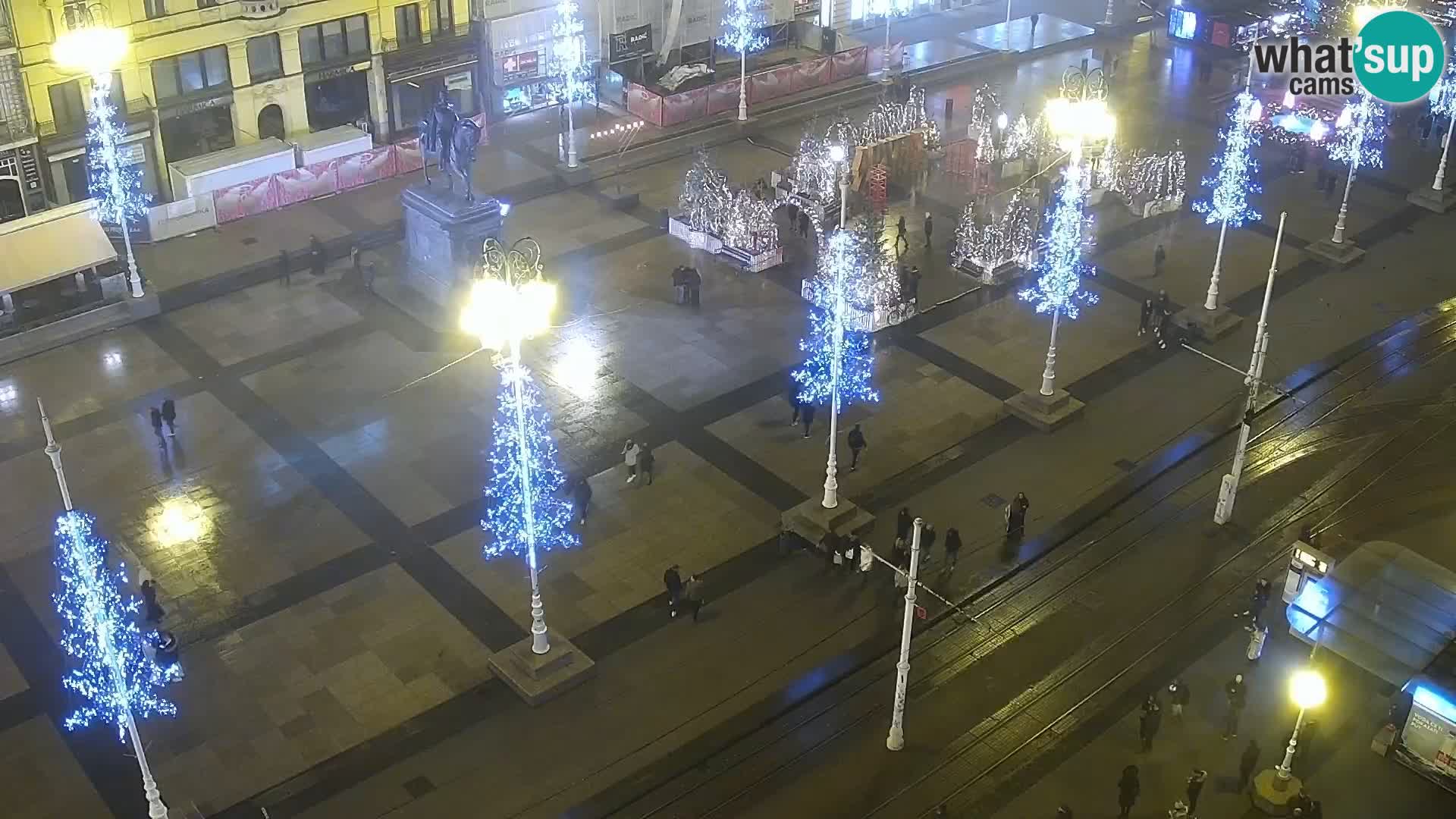 Trg Bana Jelačića web kamera Zagreb – Hotel Dubrovnik