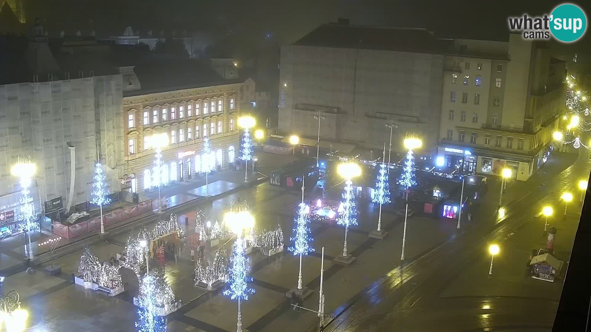 Webcam live Zagreb – Piazza Ban Jelačić