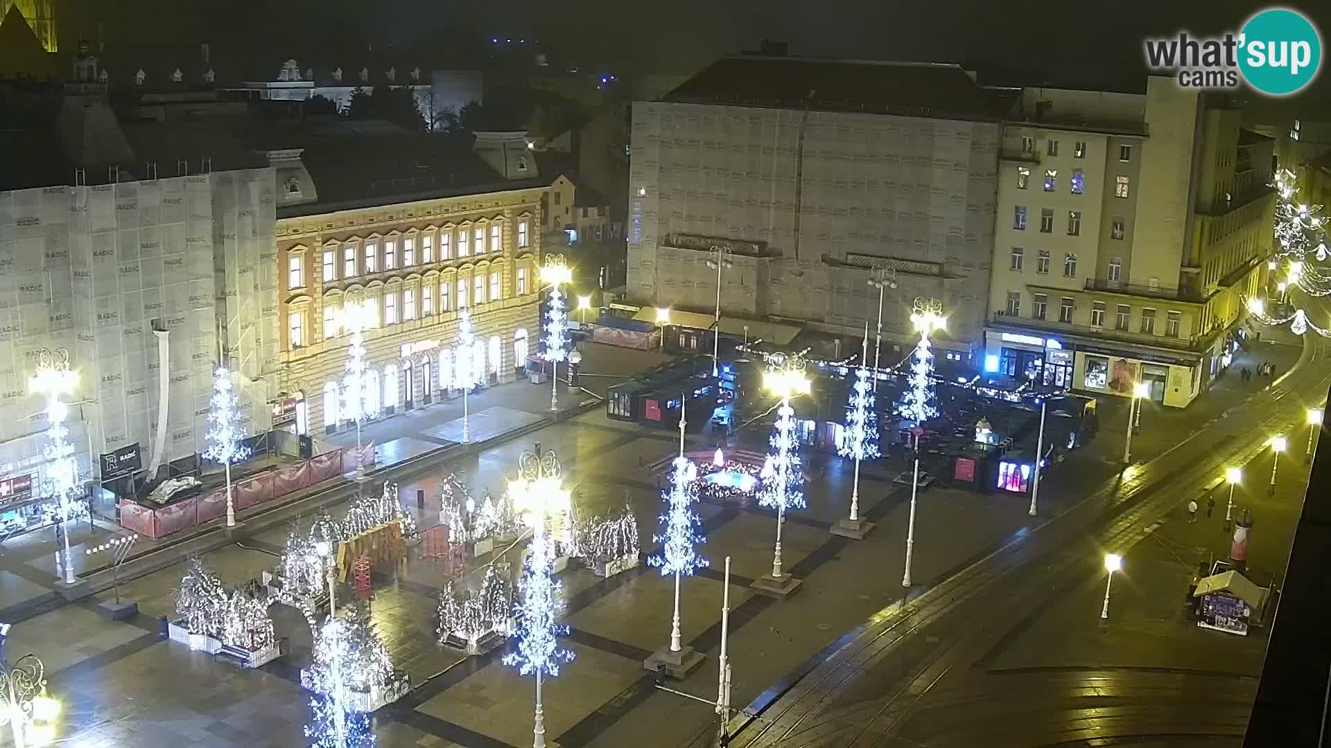 Trg Bana Jelačića web kamera Zagreb – Hotel Dubrovnik