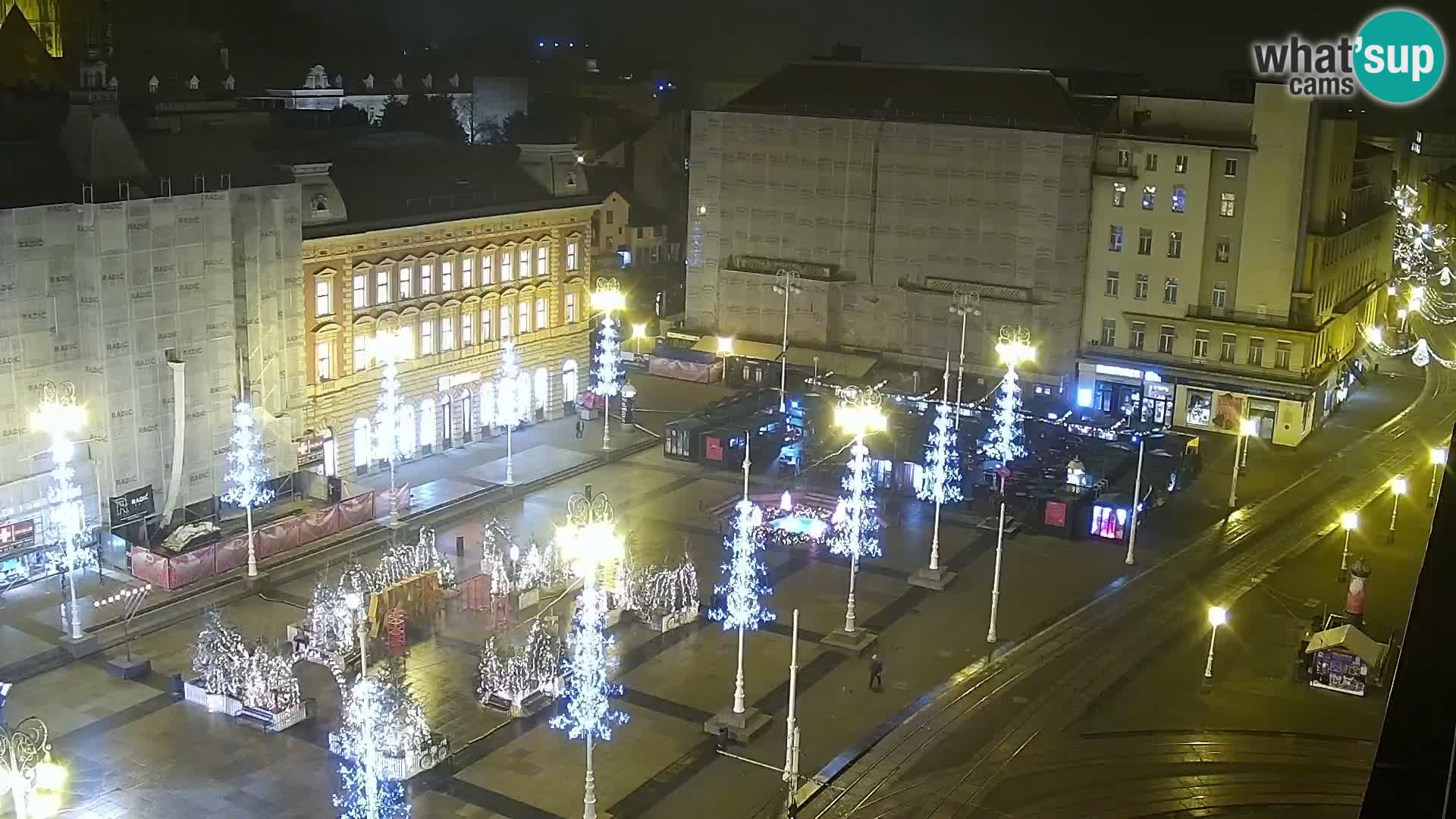 Piazza Ban Jelačić livecam Zagreb – Hotel Dubrovnik