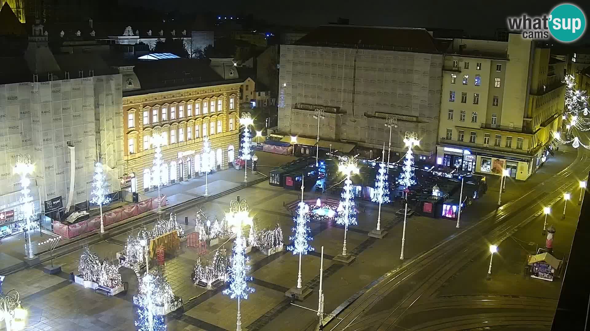 Piazza Ban Jelačić livecam Zagreb – Hotel Dubrovnik