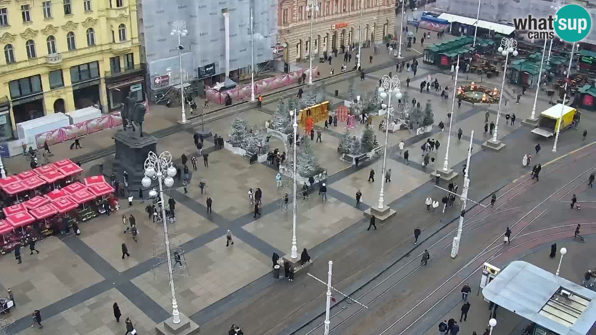 LIVE Webcam Zagreb Hotel Dubrovnik | Ban Jelačić square