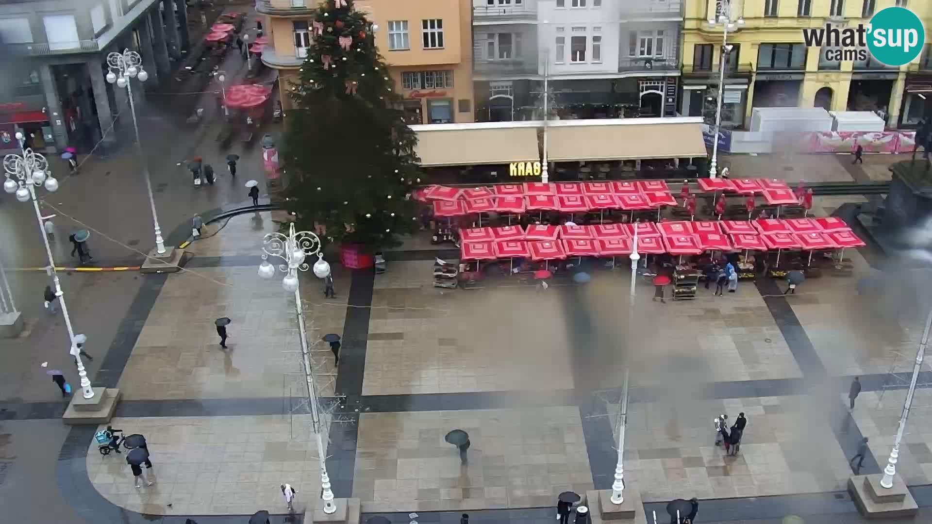 Trg Bana Jelačića web kamera Zagreb – Hotel Dubrovnik