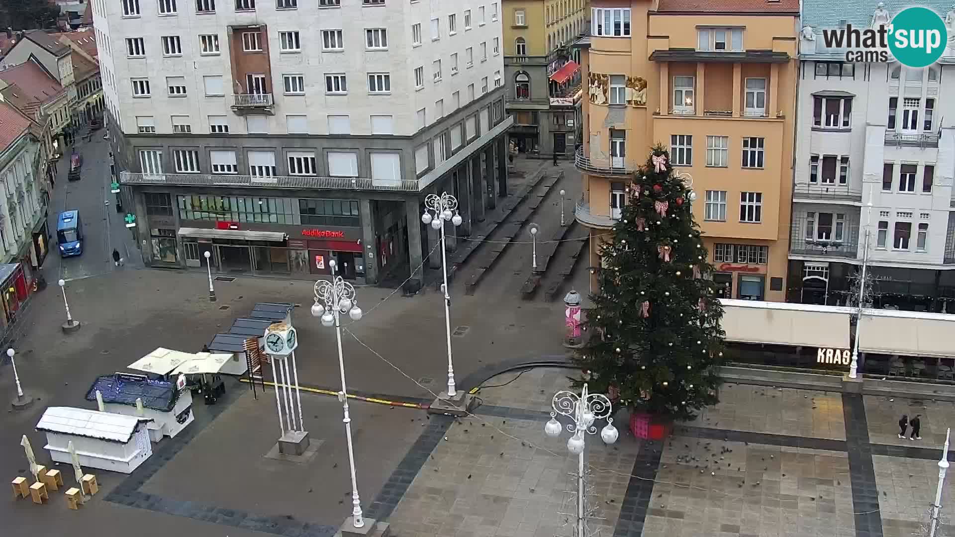 Webcam live Zagreb – Ban Jelačić Platz