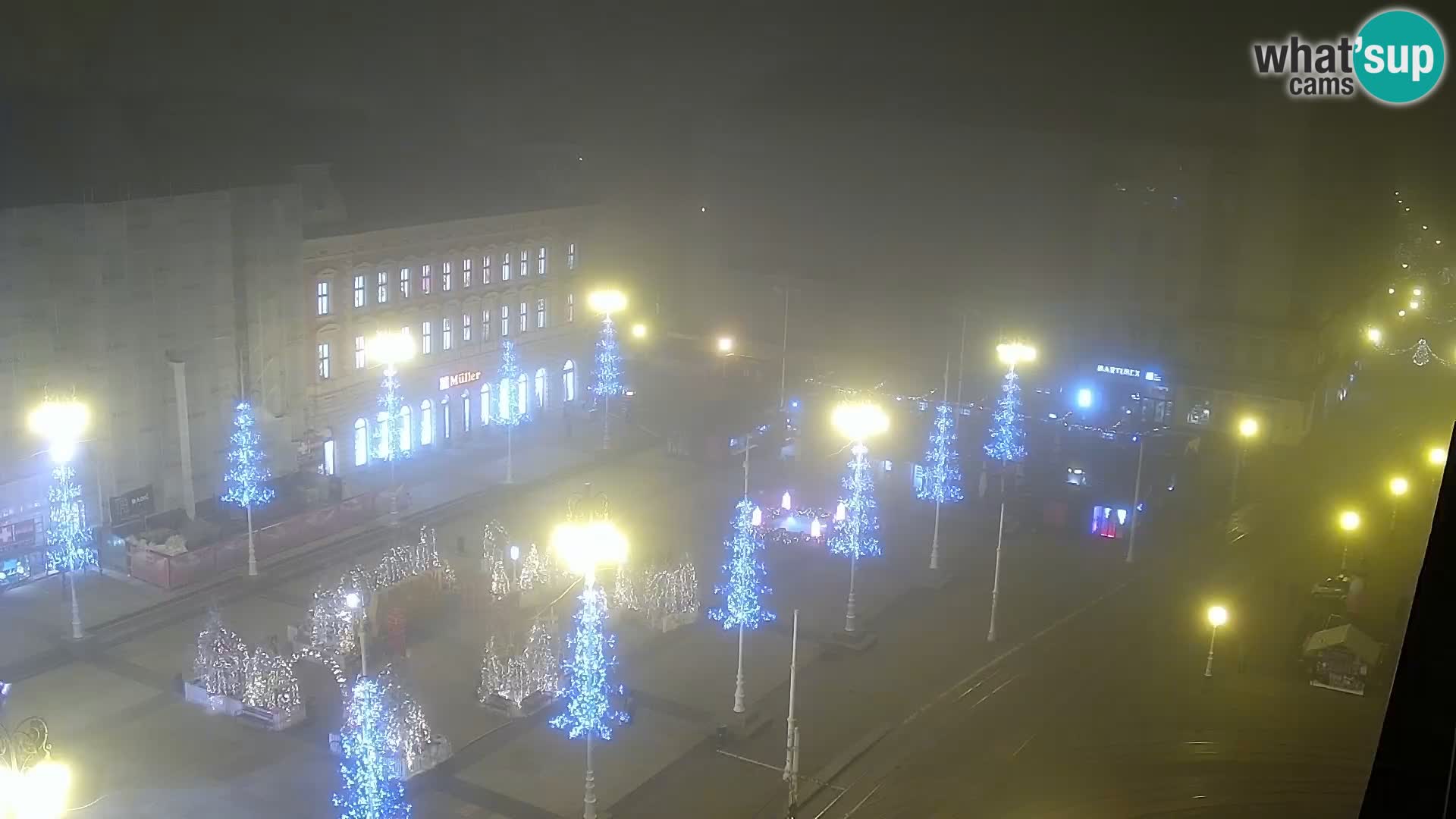 LIVE Webcam Zagreb Hotel Dubrovnik | Ban Jelačić square