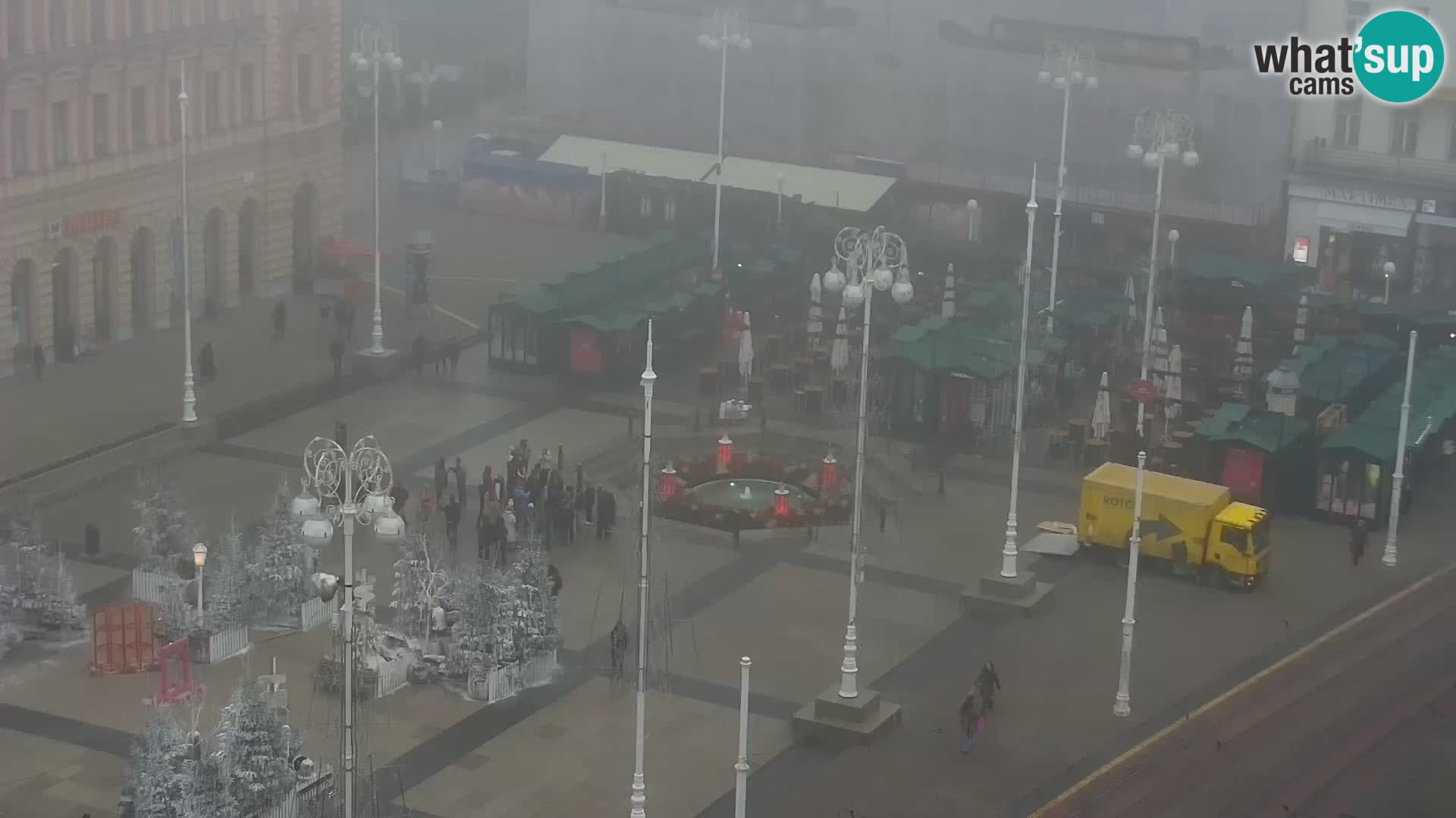 LIVE Webcam Zagreb Hotel Dubrovnik | Ban Jelačić square