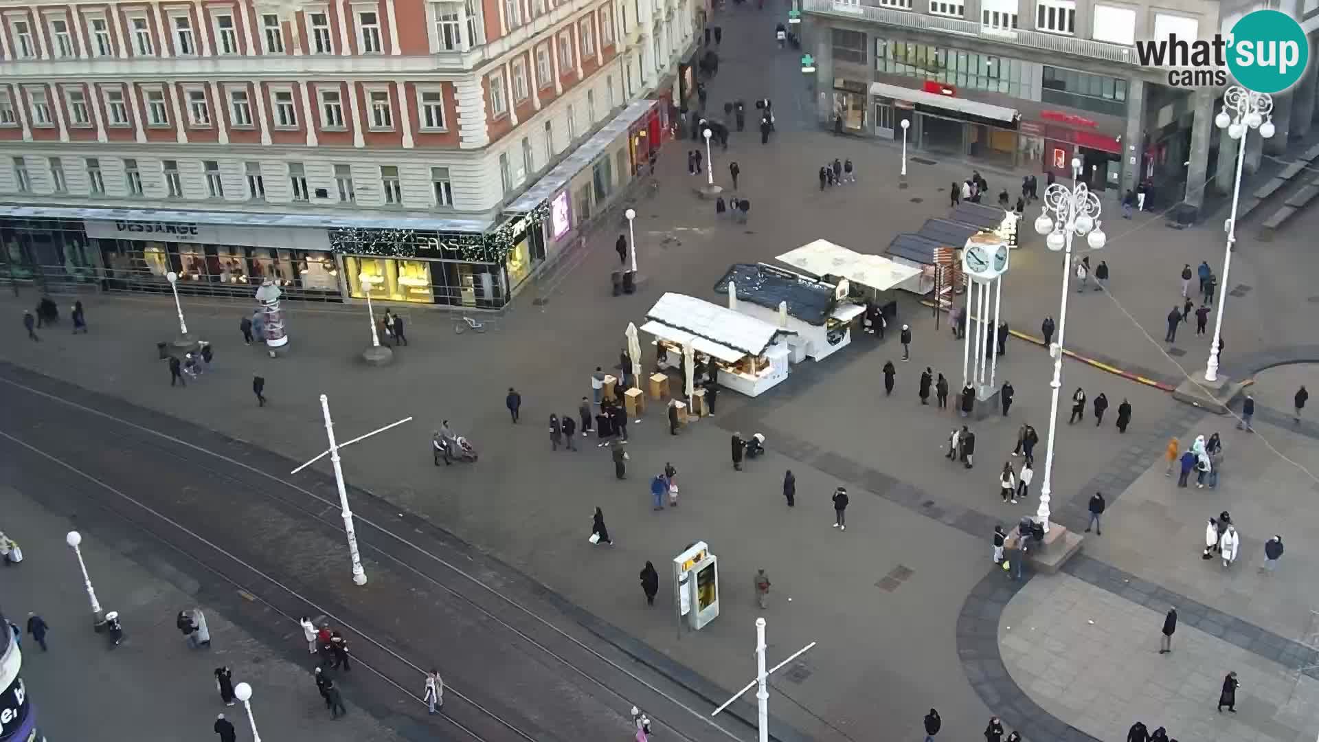 Piazza Ban Jelačić livecam Zagreb – Hotel Dubrovnik