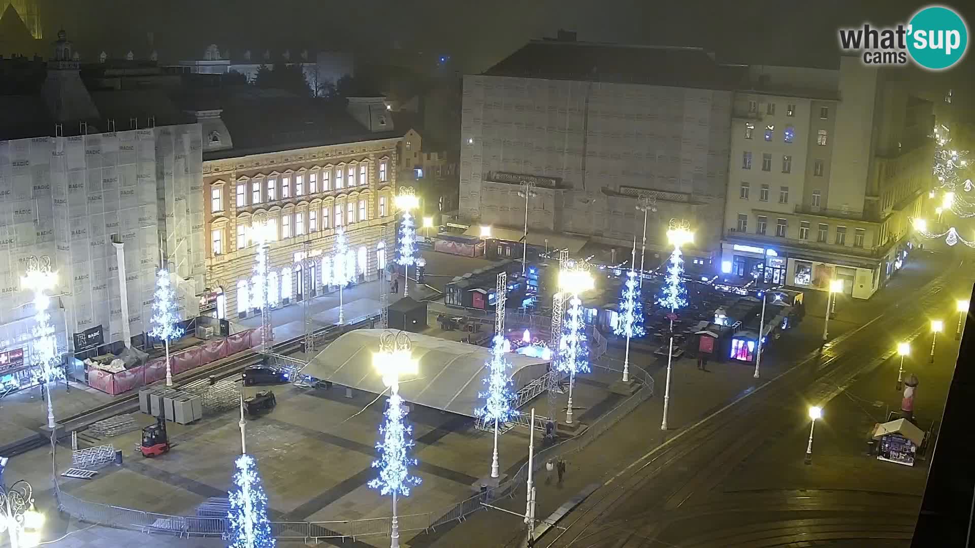 LIVE Webcam Zagreb Hotel Dubrovnik | Ban Jelačić square