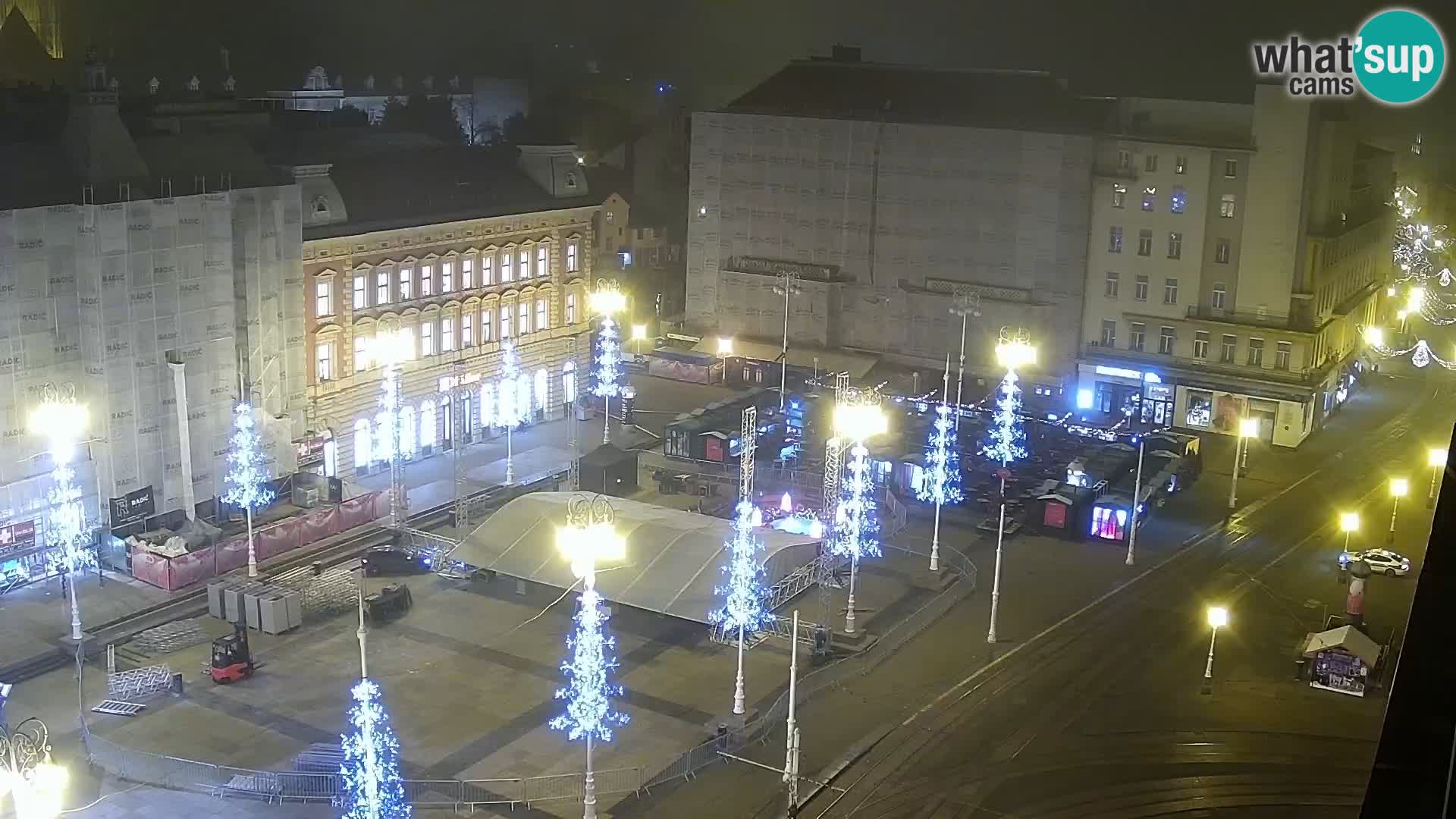 Ban Jelačić Platz  Live webcam Zagreb – Hotel Dubrovnik