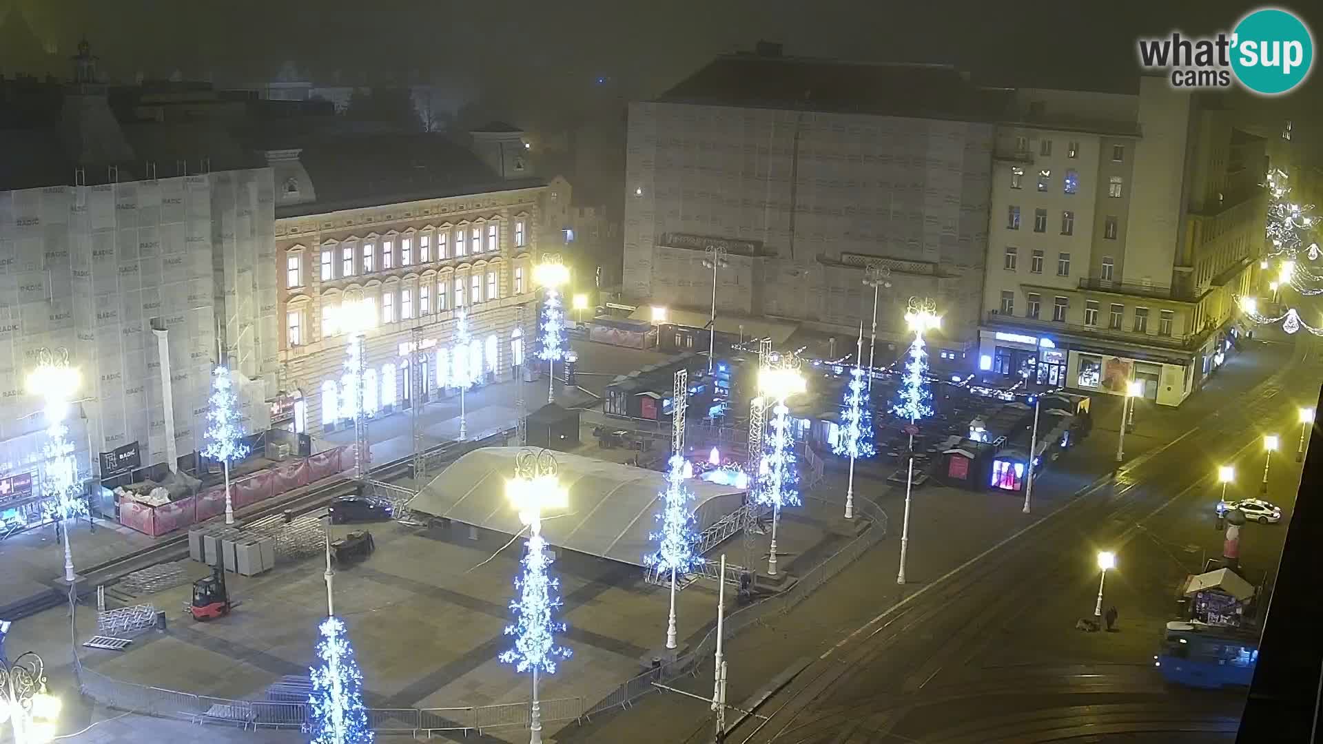 Ban Jelačić Platz  Live webcam Zagreb – Hotel Dubrovnik