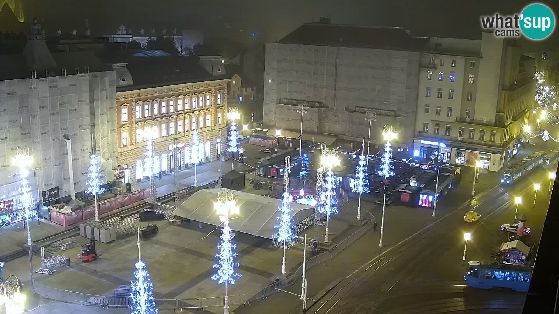 Ban Jelačić Platz  Live webcam Zagreb – Hotel Dubrovnik