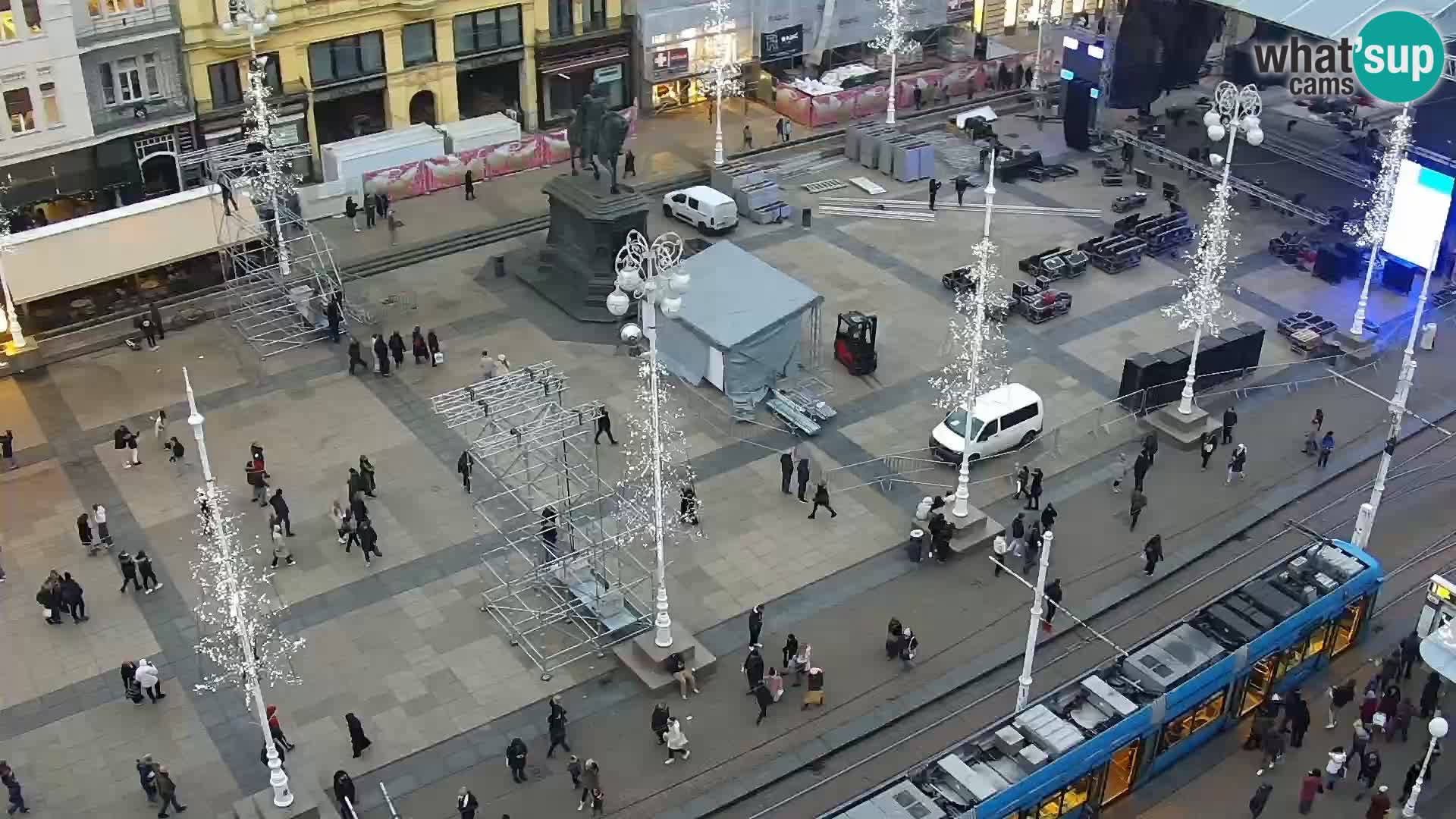 LIVE Webcam Zagreb Hotel Dubrovnik | Ban Jelačić square