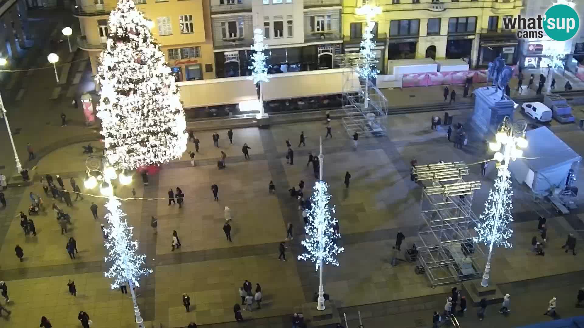 LIVE Webcam Zagreb Hotel Dubrovnik | Ban Jelačić square