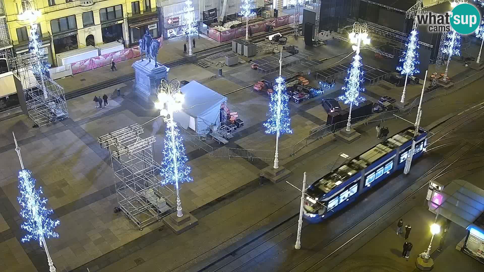 Ban Jelačić Platz  Live webcam Zagreb – Hotel Dubrovnik