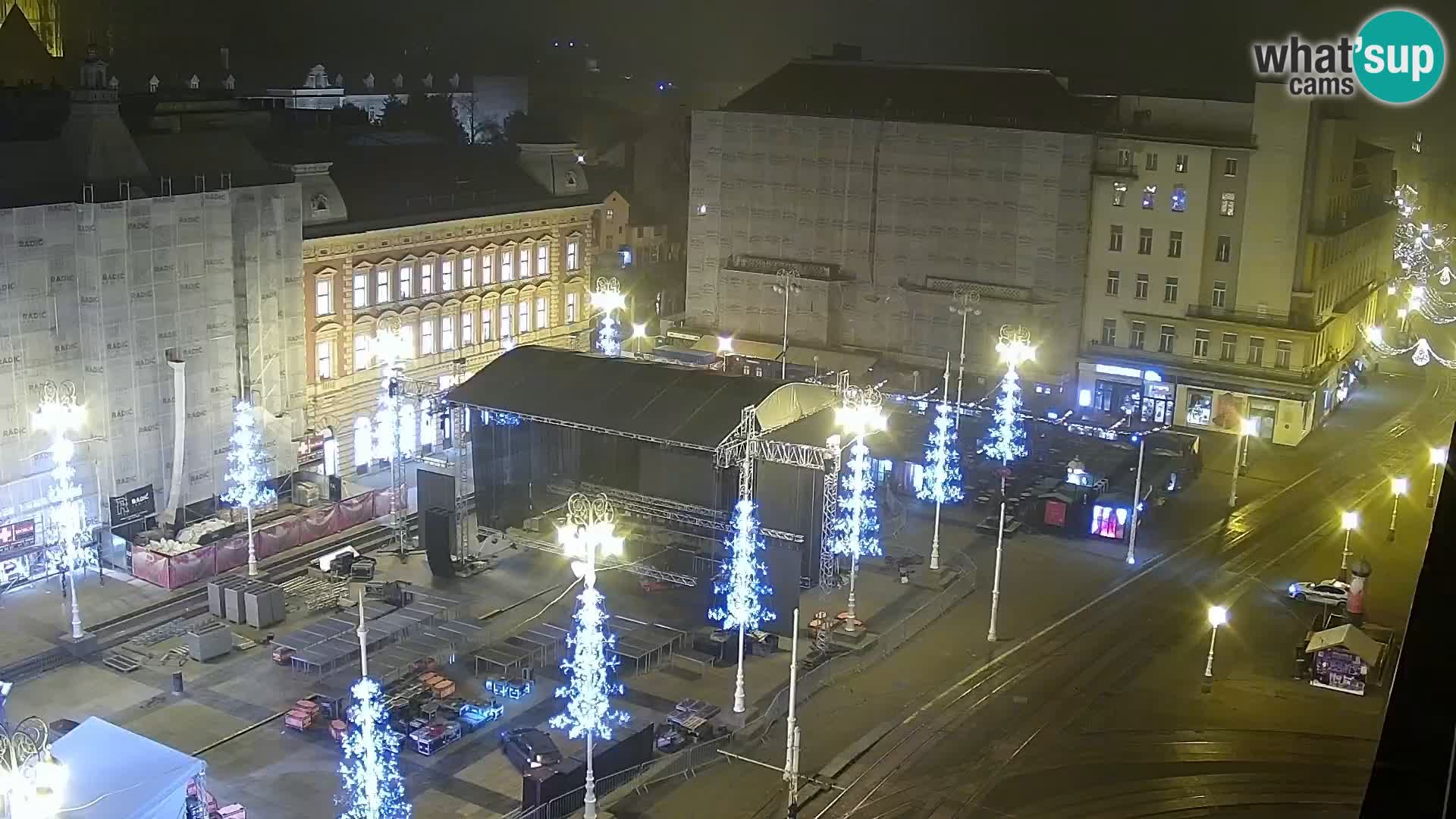 Ban Jelačić Platz  Live webcam Zagreb – Hotel Dubrovnik