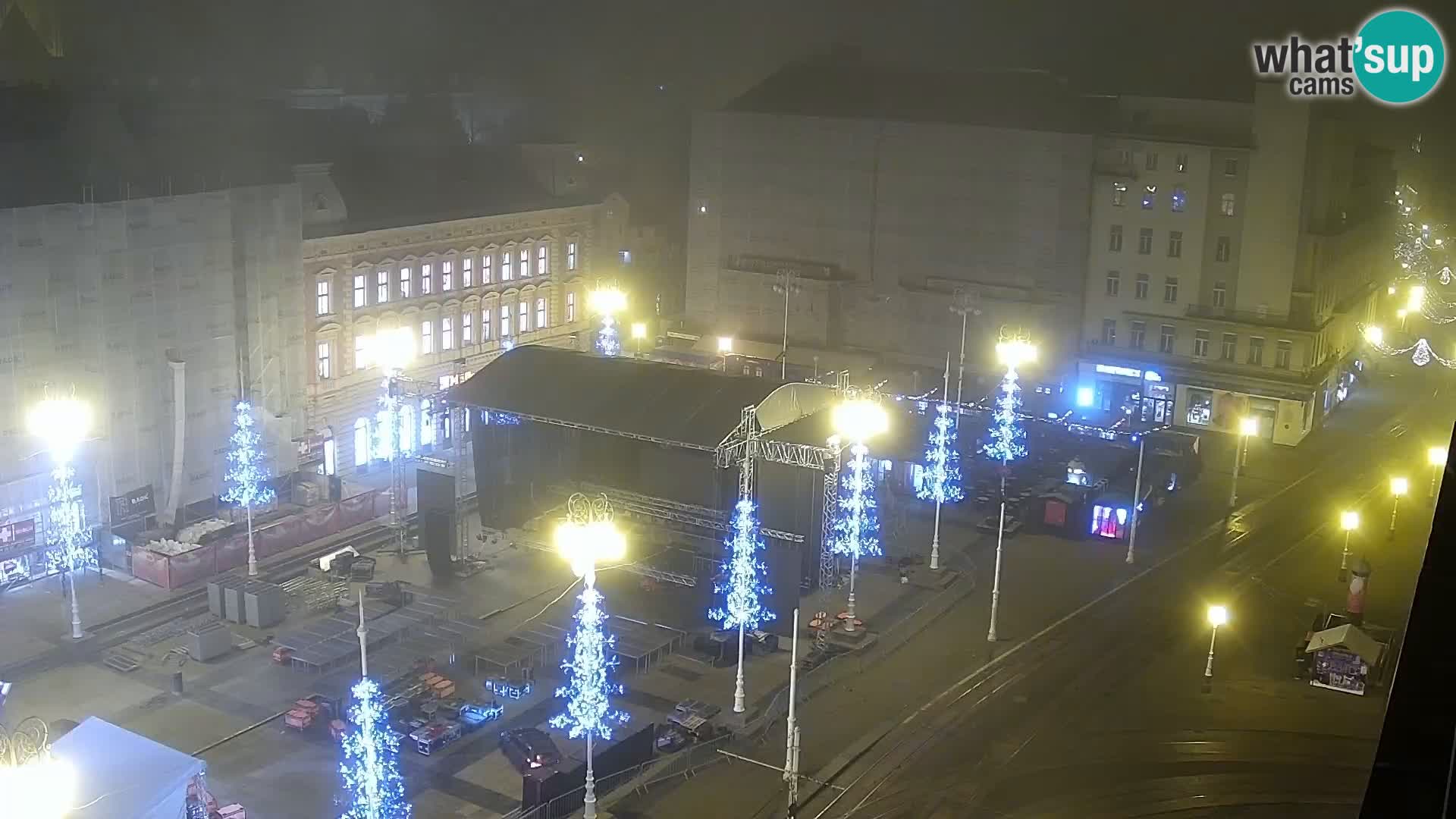 LIVE Webcam Zagreb Hotel Dubrovnik | Ban Jelačić square