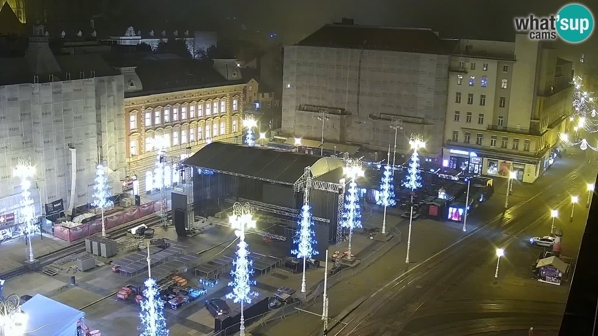 Trg Bana Jelačića web kamera Zagreb – Hotel Dubrovnik