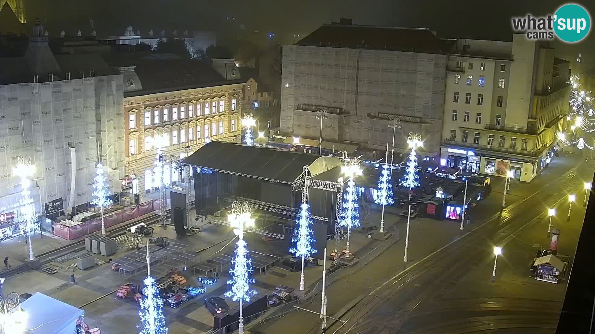 LIVE Webcam Zagreb Hotel Dubrovnik | Ban Jelačić square