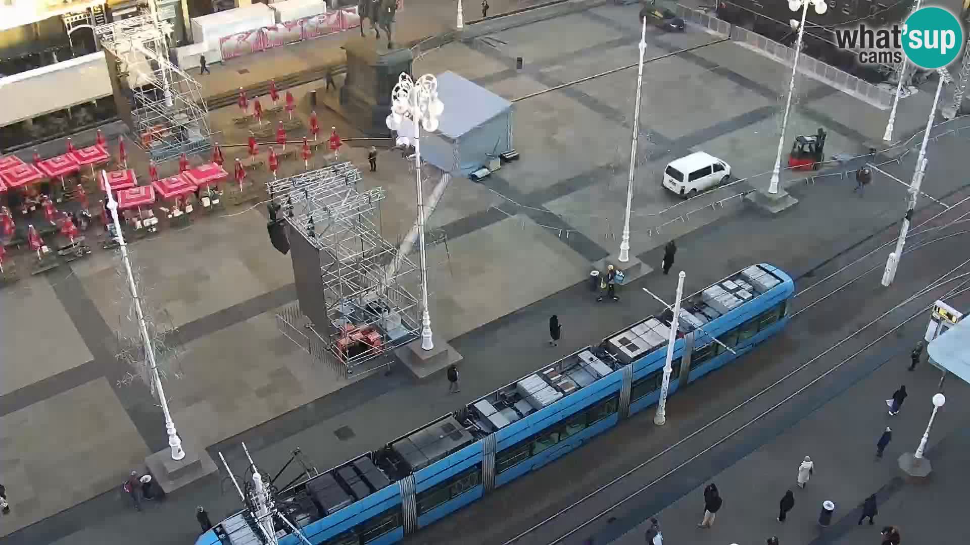 LIVE Webcam Zagreb Hotel Dubrovnik | Ban Jelačić square