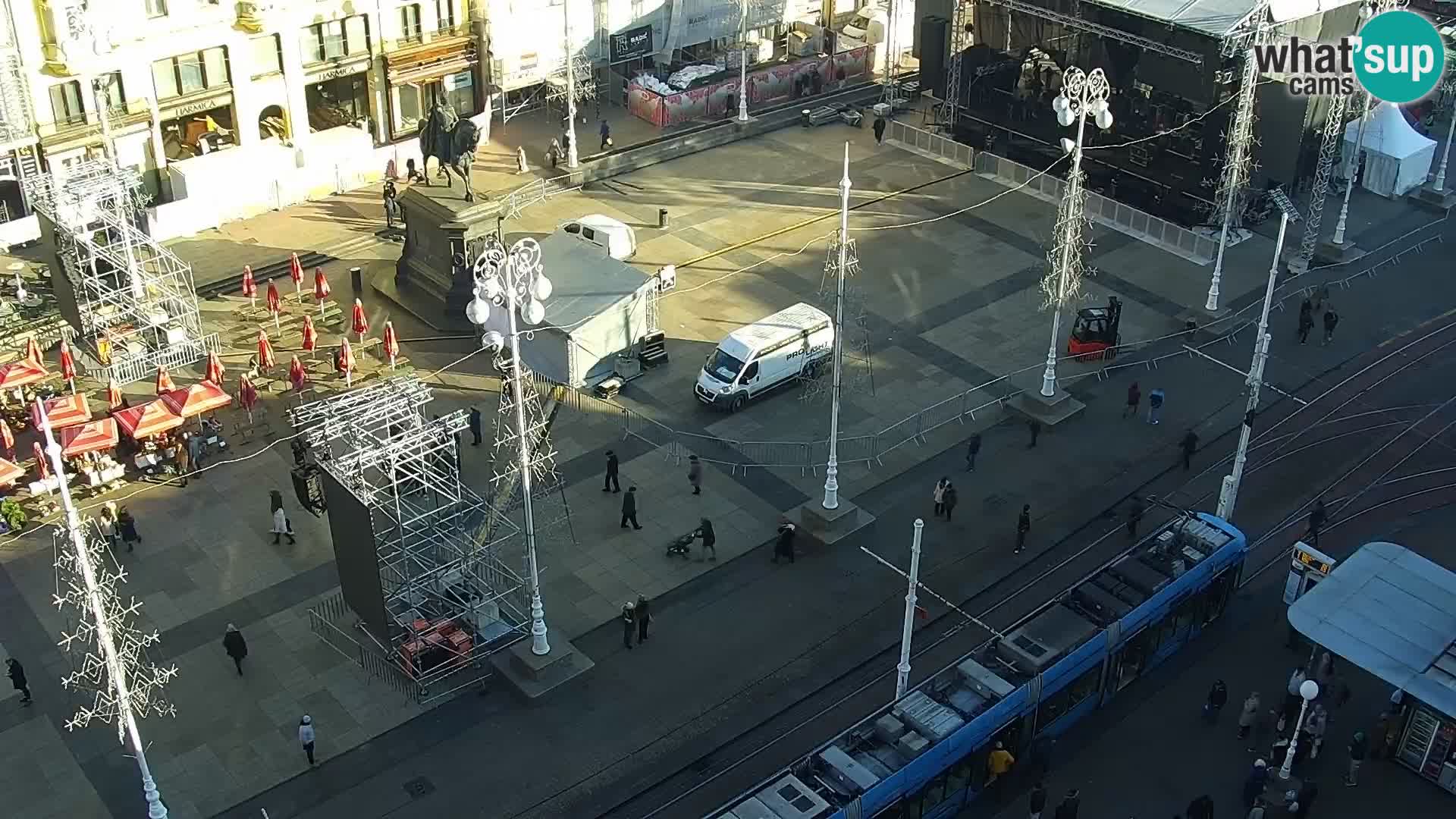 LIVE Webcam Zagreb Hotel Dubrovnik | Ban Jelačić square