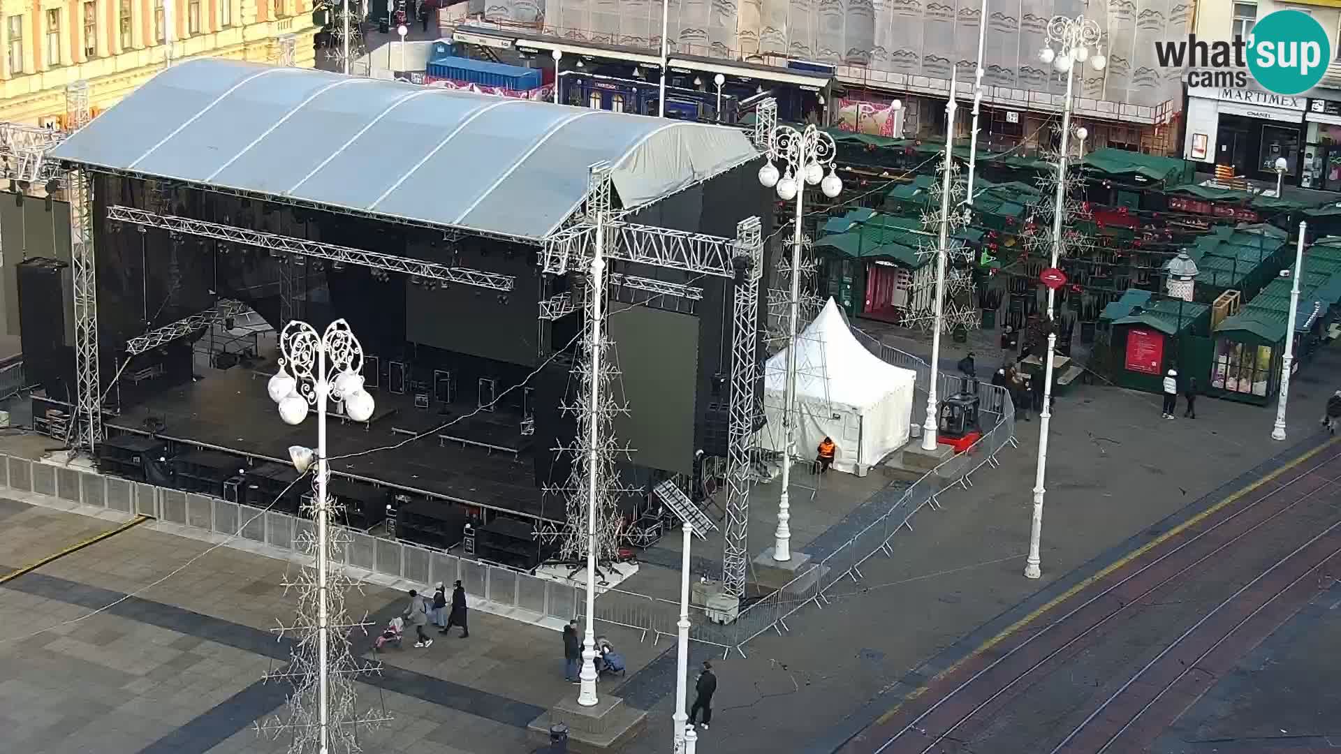 LIVE Webcam Zagreb Hotel Dubrovnik | Ban Jelačić square