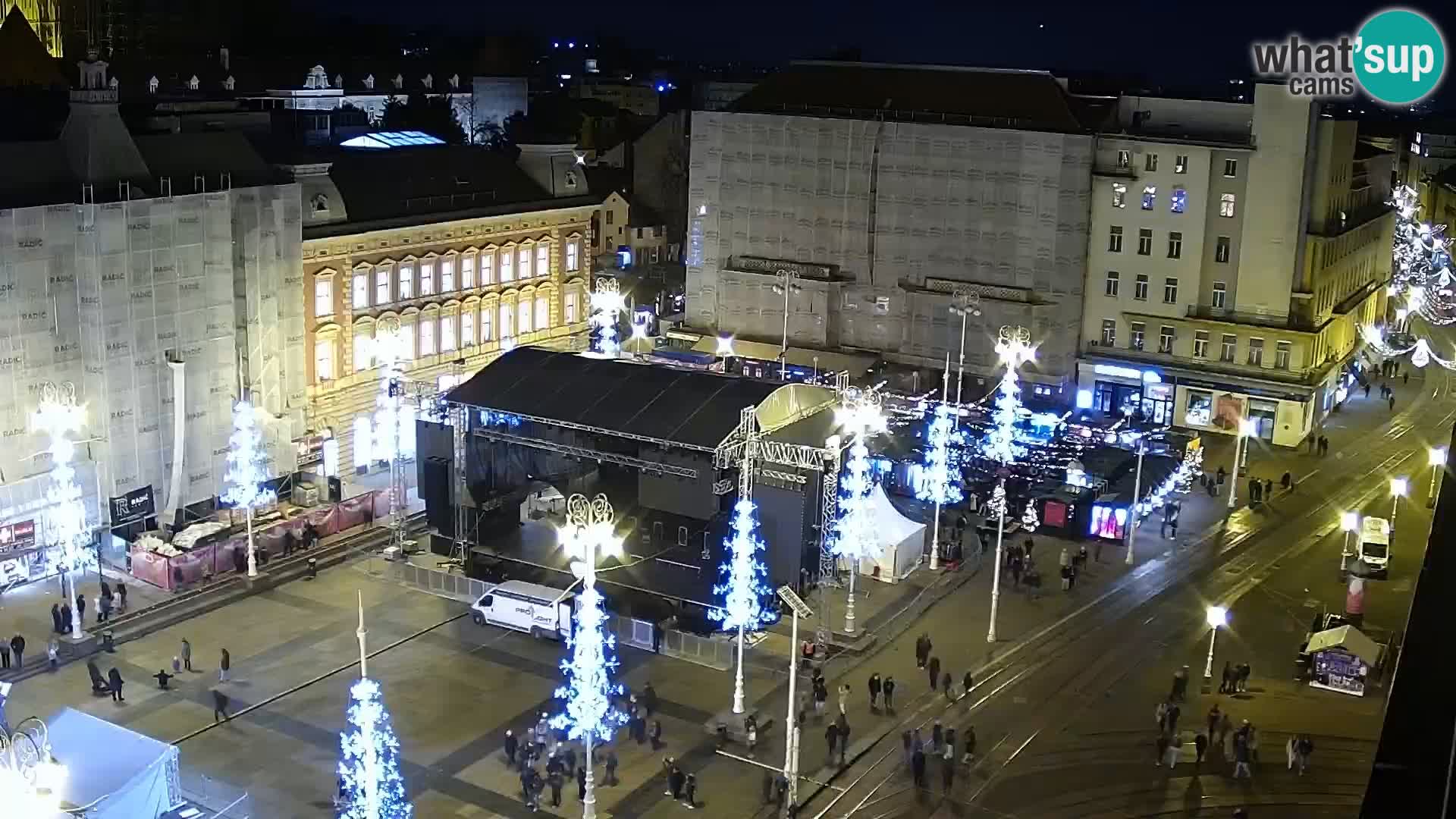 LIVE Webcam Zagreb Hotel Dubrovnik | Ban Jelačić square
