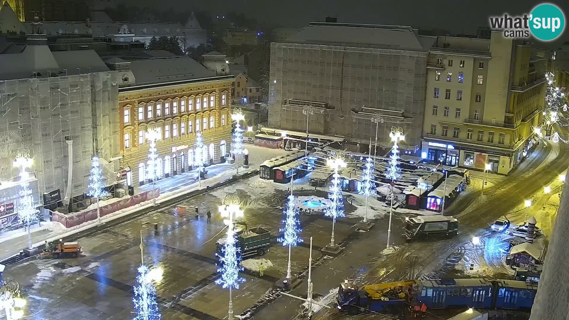 Plaza Ban Jelačić camera en vivo Zagreb – Hotel Dubrovnik