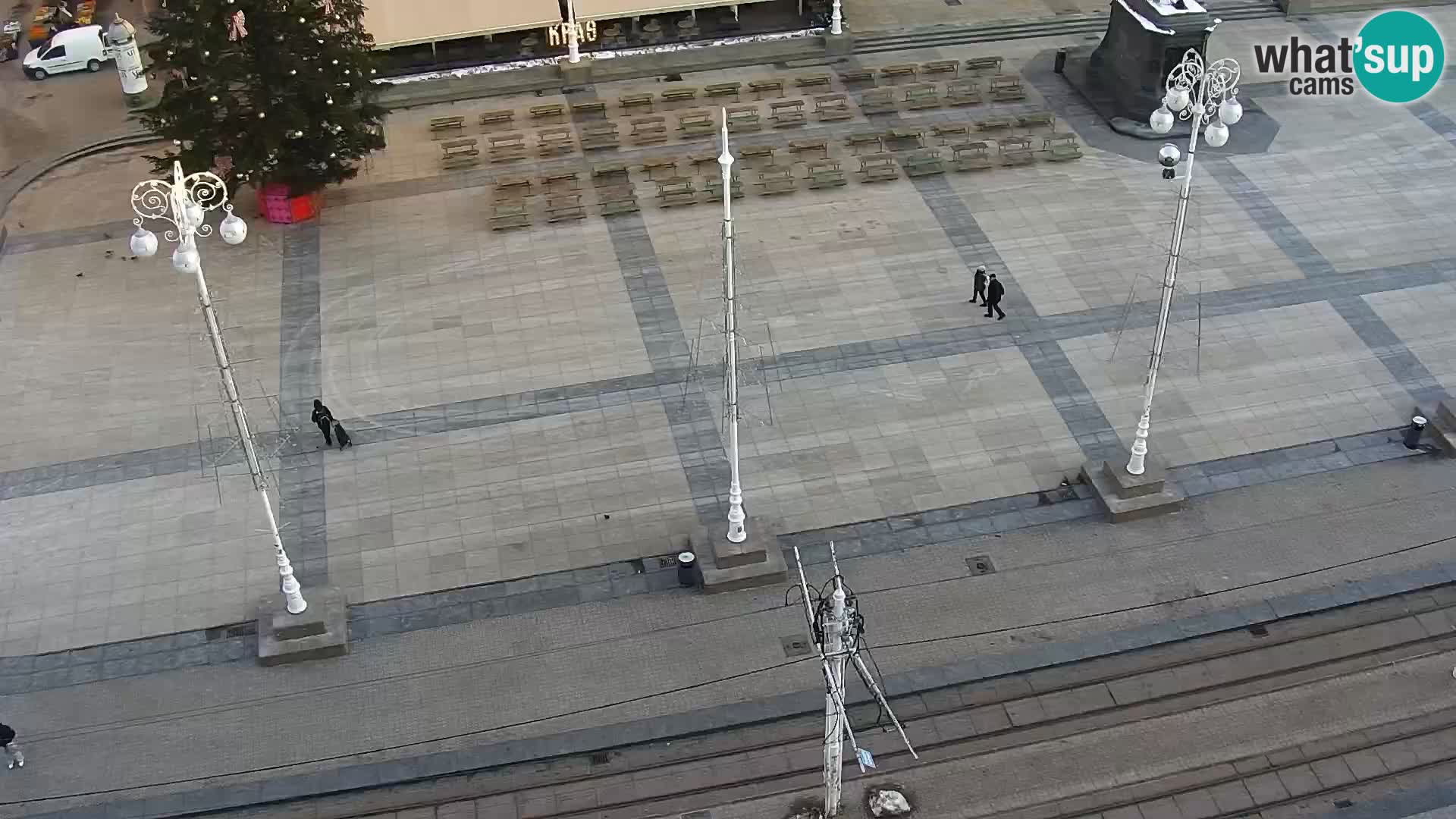 Piazza Ban Jelačić livecam Zagreb – Hotel Dubrovnik