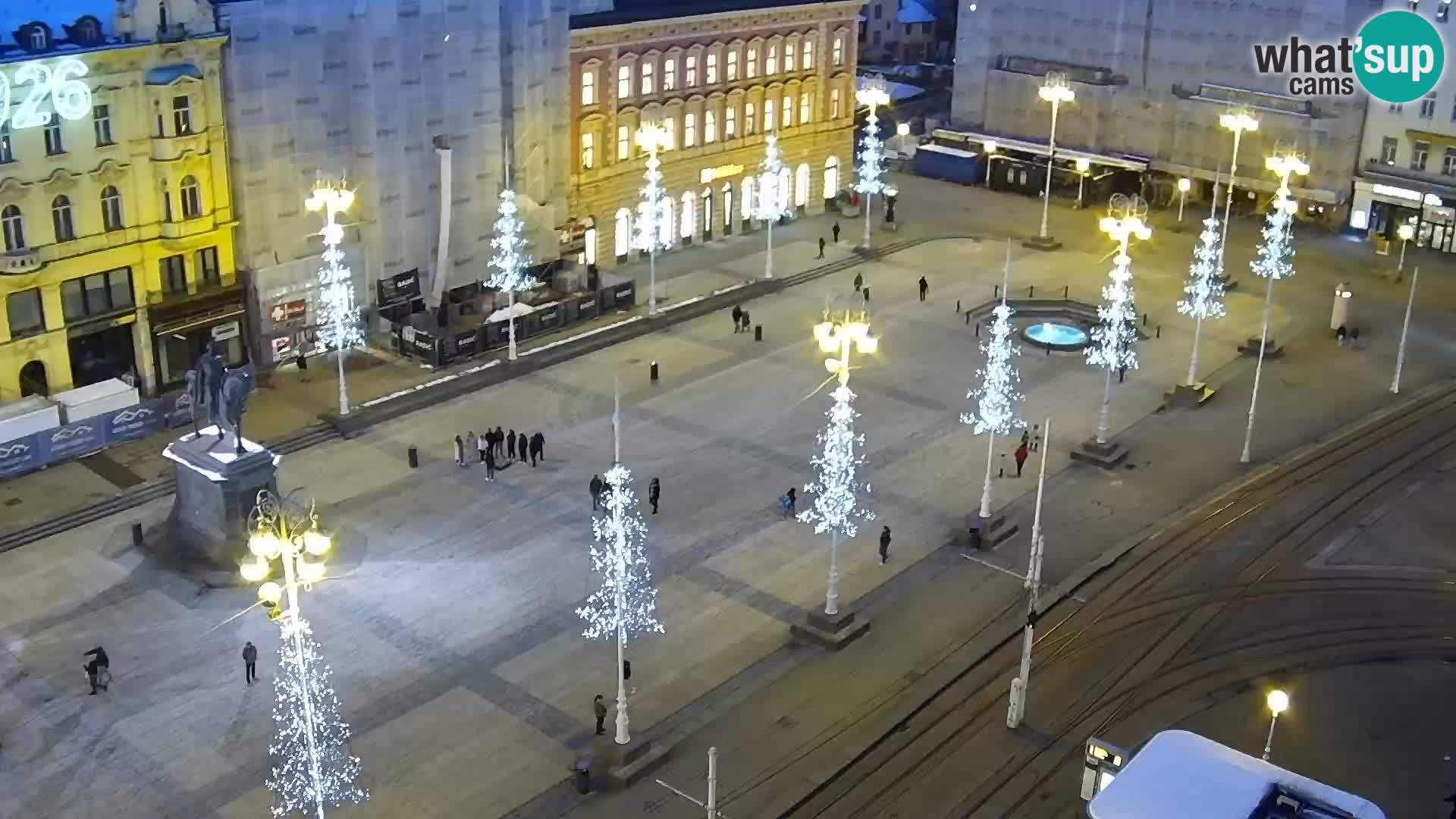 Plaza Ban Jelačić camera en vivo Zagreb – Hotel Dubrovnik