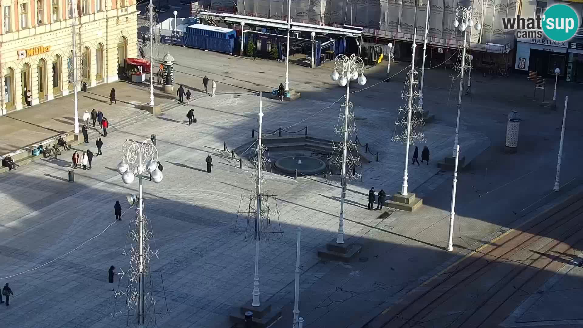 Webcam live Zagreb – Piazza Ban Jelačić