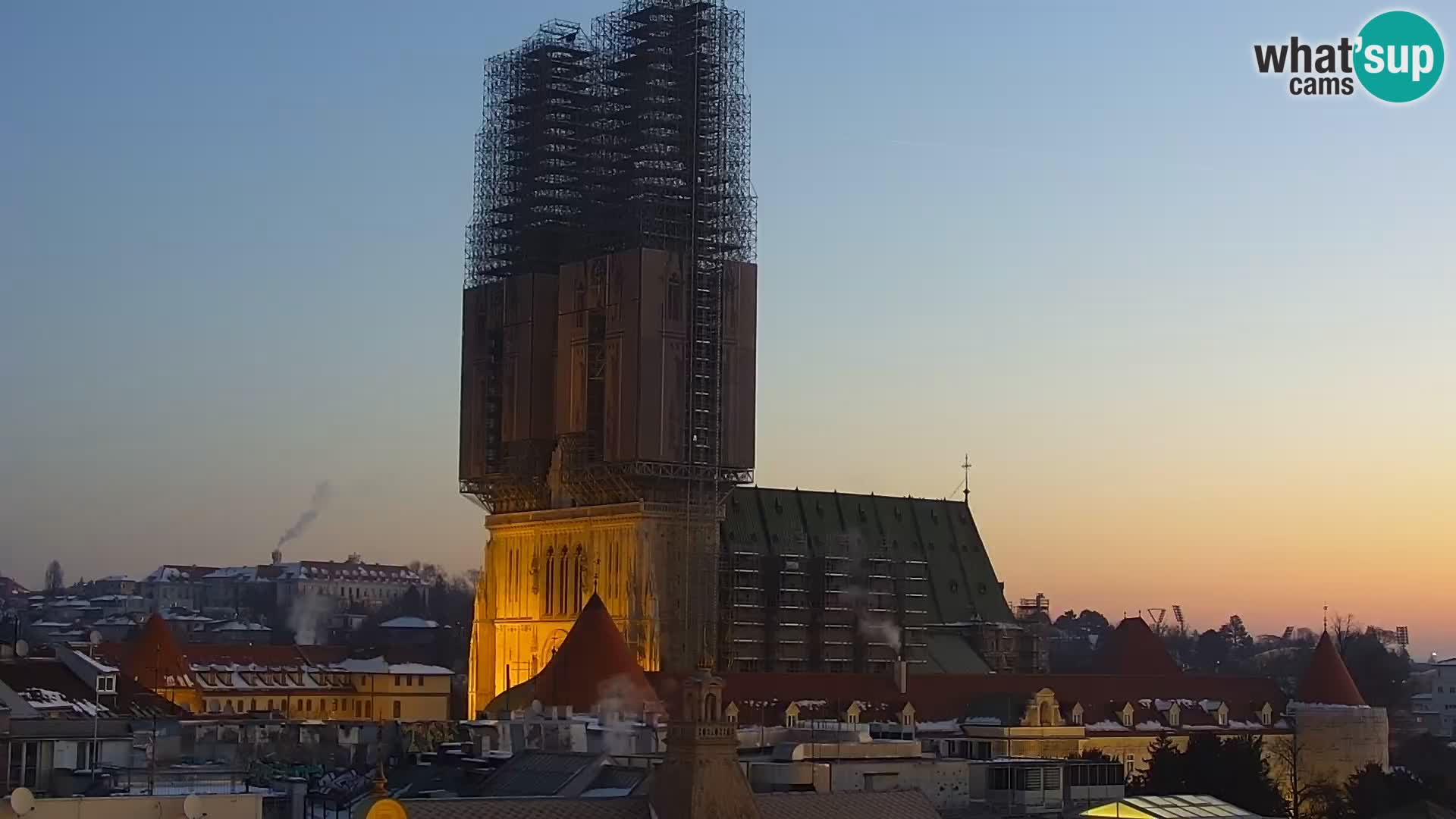 Trg Bana Jelačića v živo Zagreb – Hotel Dubrovnik