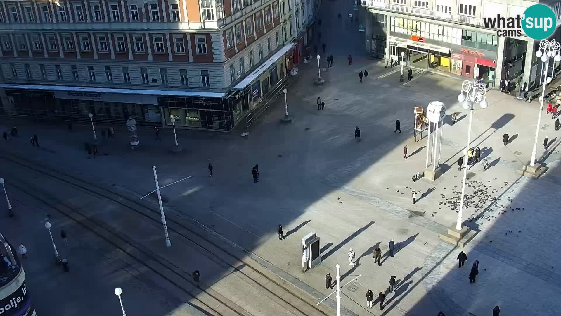 LIVE Webcam Zagreb Hotel Dubrovnik | Ban Jelačić square