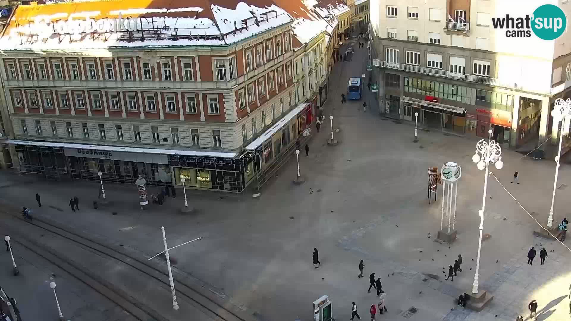 LIVE Webcam Zagreb Hotel Dubrovnik | Ban Jelačić square