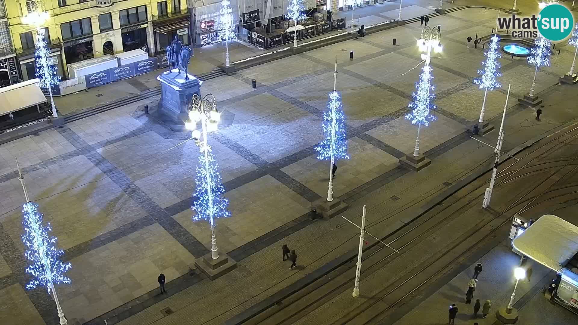 Ban Jelačić Platz  Live webcam Zagreb – Hotel Dubrovnik
