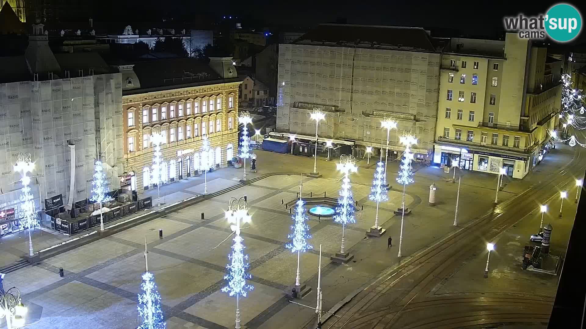 LIVE Webcam Zagreb Hotel Dubrovnik | Ban Jelačić square