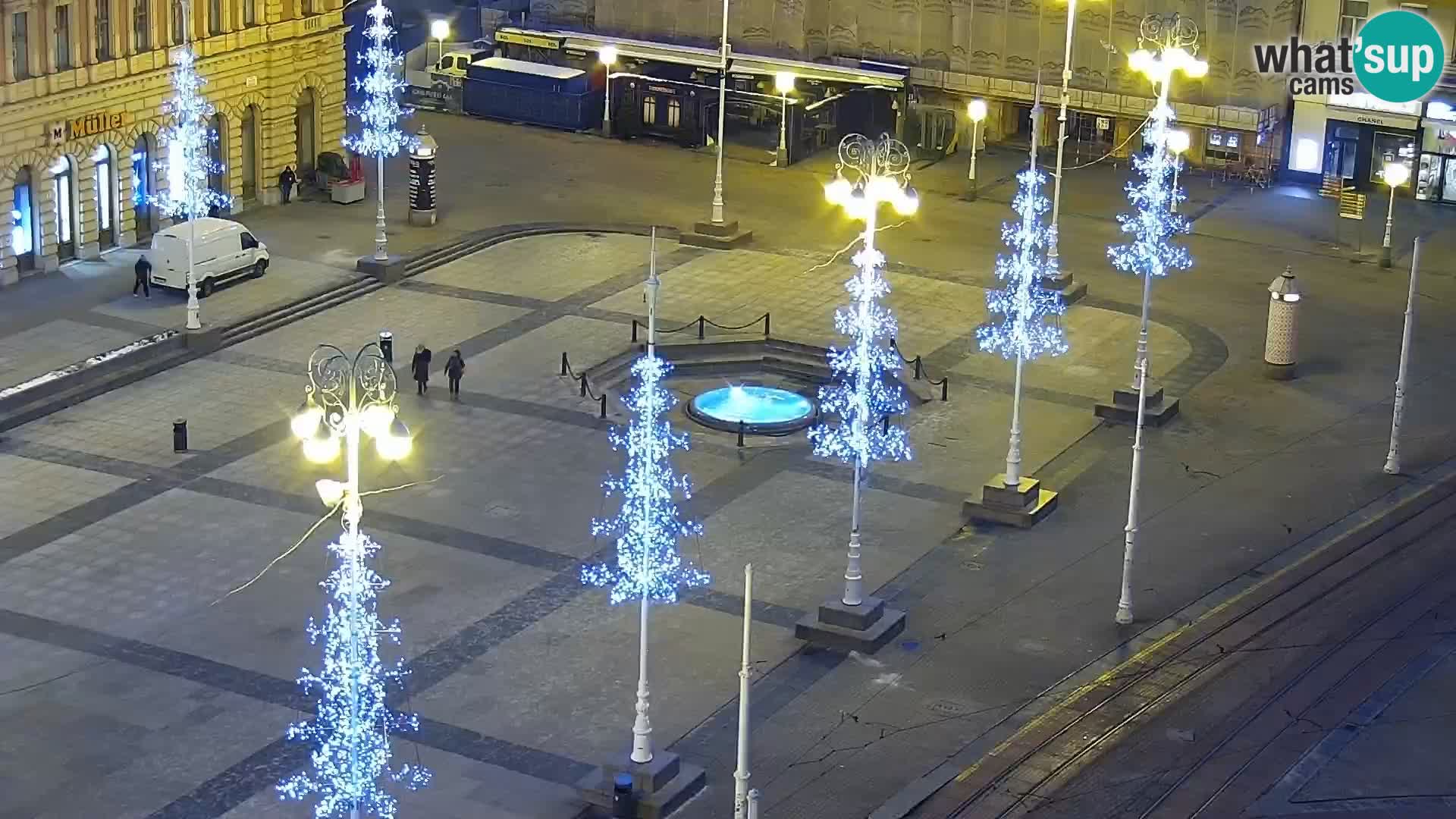 Piazza Ban Jelačić livecam Zagreb – Hotel Dubrovnik