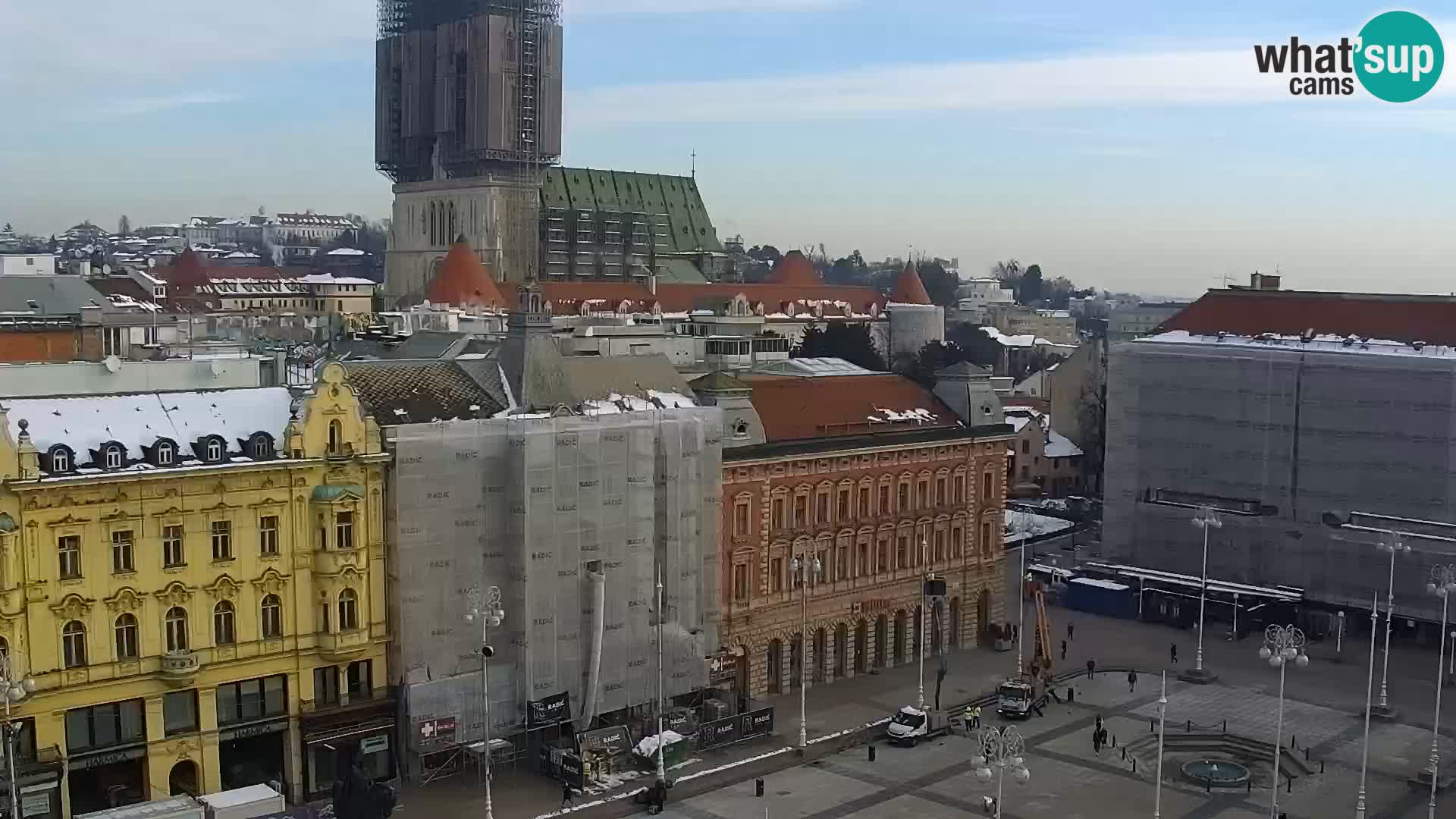 Ban Jelačić Platz  Live webcam Zagreb – Hotel Dubrovnik