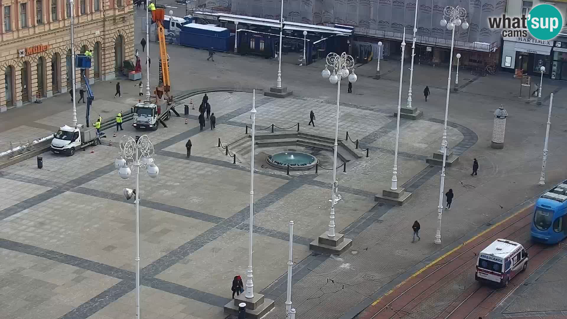 LIVE Webcam Zagreb Hotel Dubrovnik | Ban Jelačić square