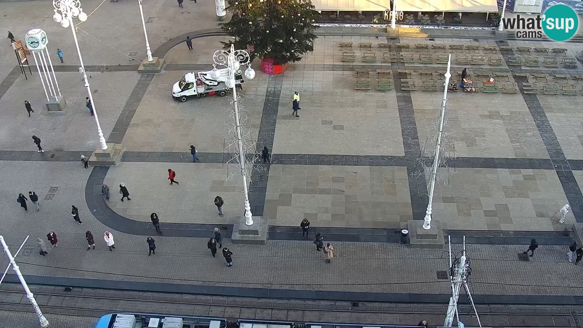 LIVE Webcam Zagreb Hotel Dubrovnik | Ban Jelačić square