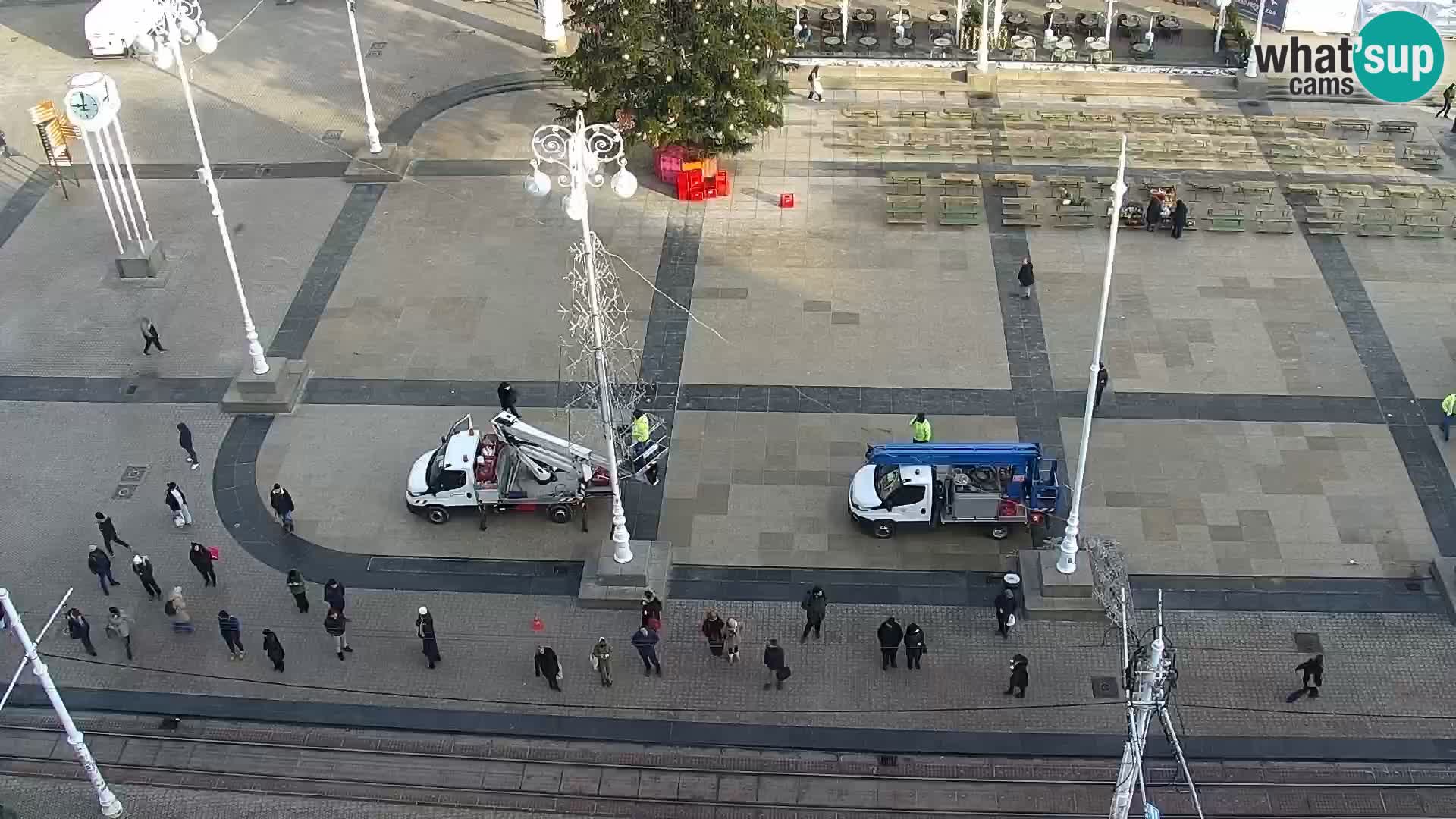 Plaza Ban Jelačić camera en vivo Zagreb – Hotel Dubrovnik