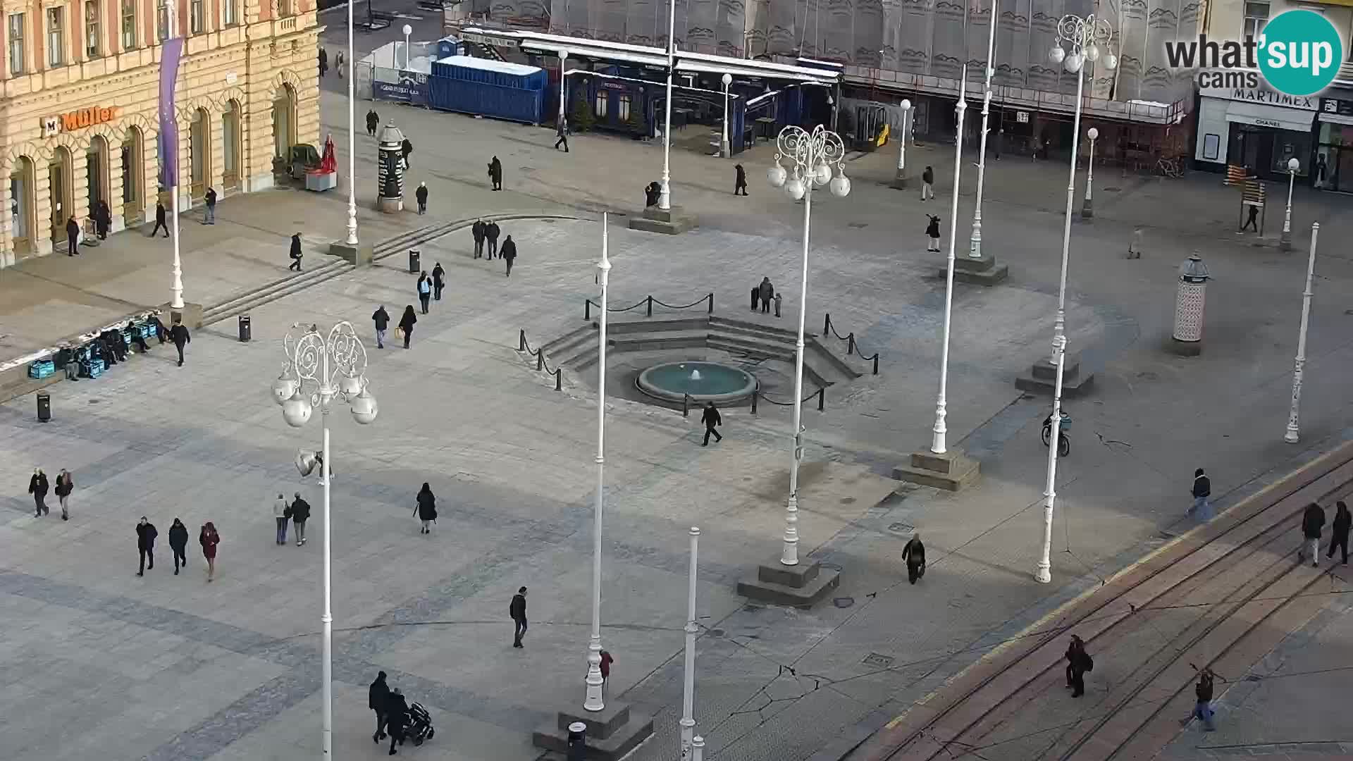 Webcam live Zagreb – Ban Jelačić Platz