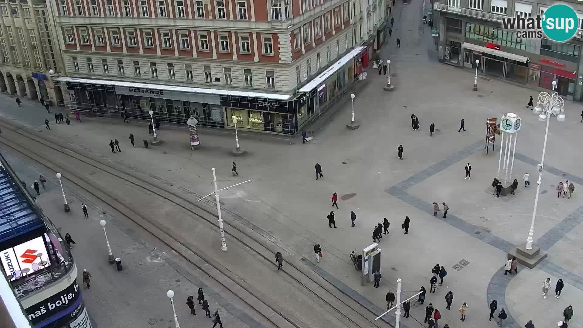 Ban Jelačić Platz  Live webcam Zagreb – Hotel Dubrovnik