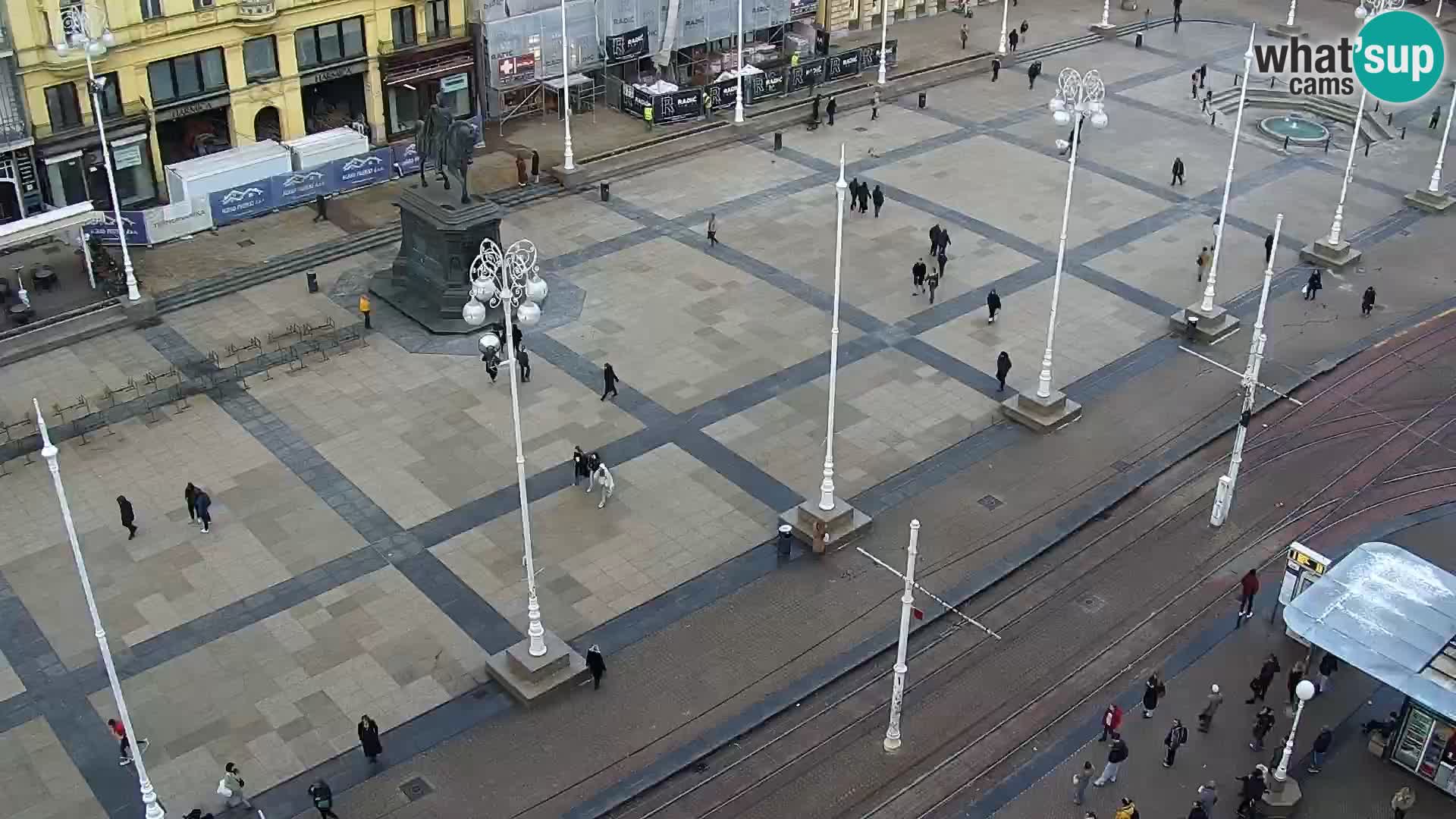 LIVE Webcam Zagreb Hotel Dubrovnik | Ban Jelačić square