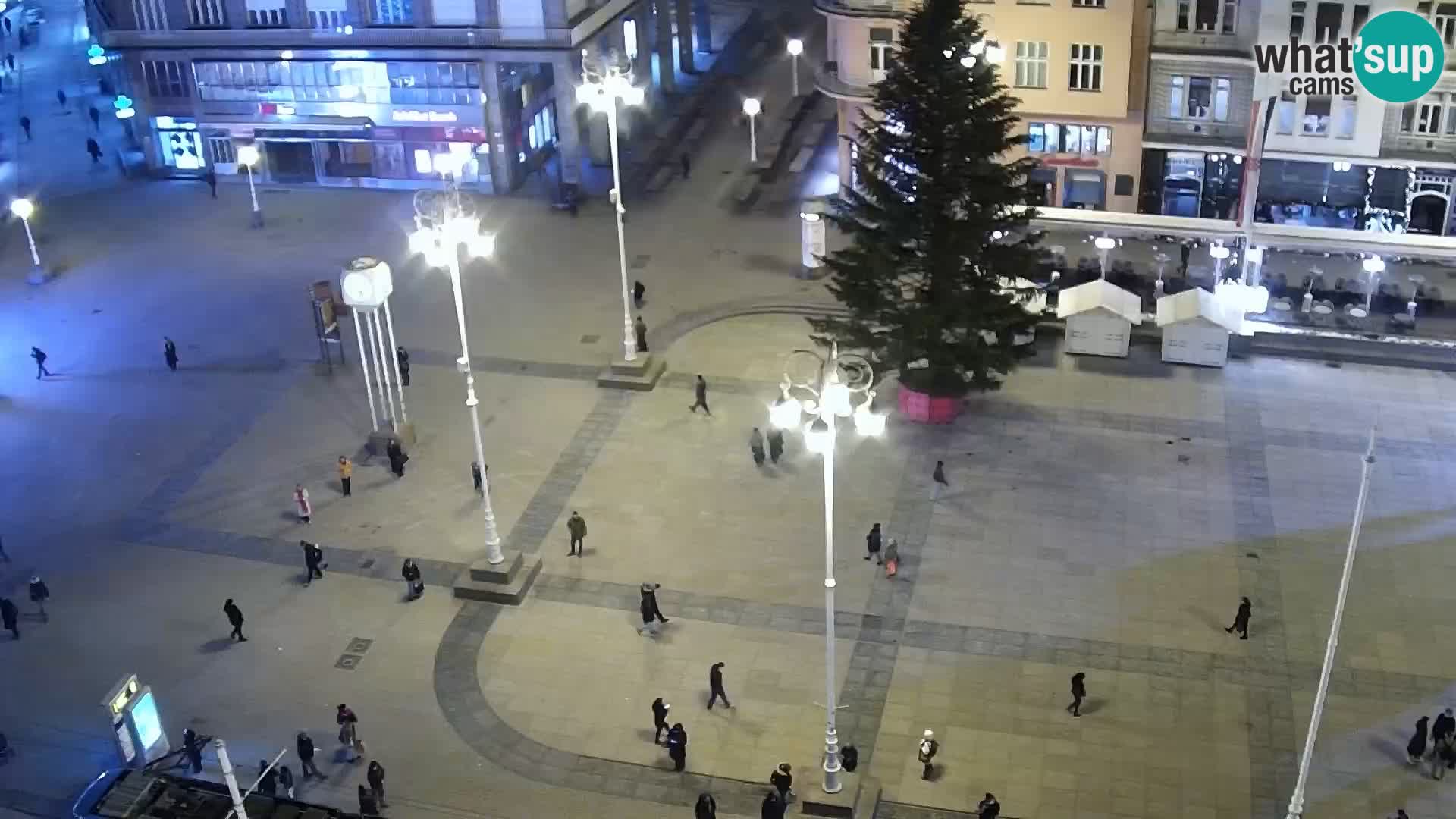 LIVE Webcam Zagreb Hotel Dubrovnik | Ban Jelačić square